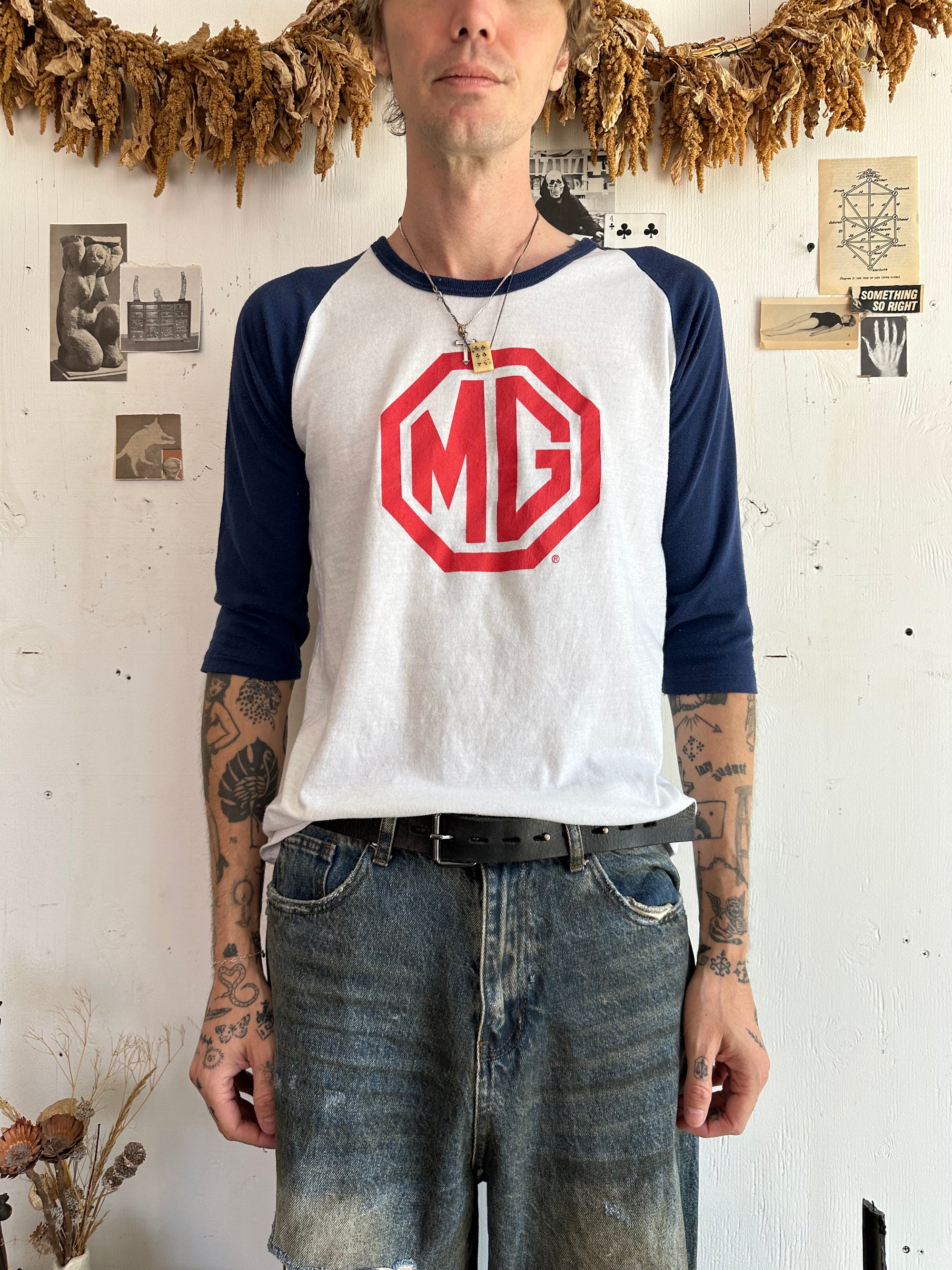 1970s Carbone Racing Number 67 Baseball Tee