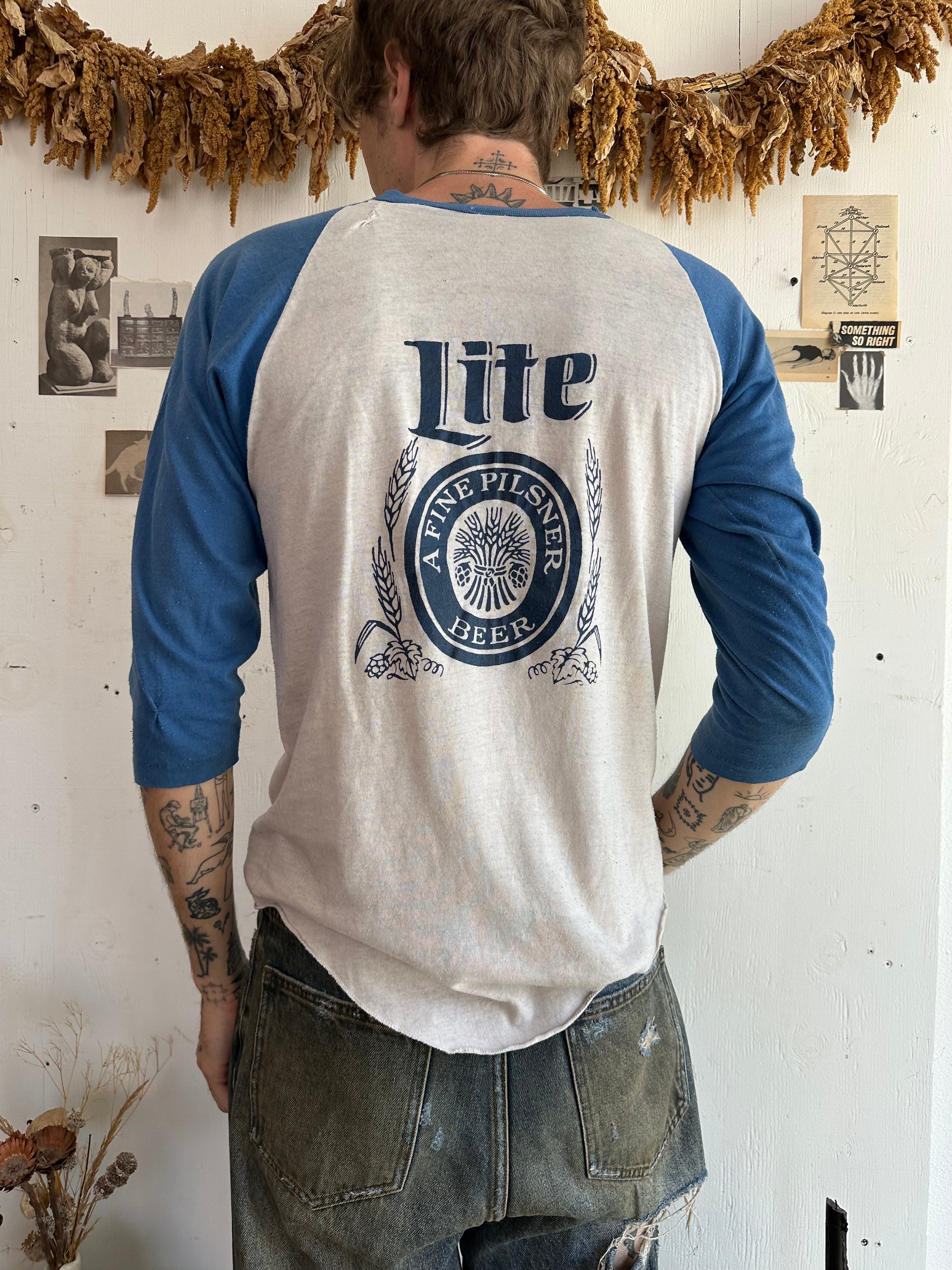 1980s Miller Lite Baseball Tee