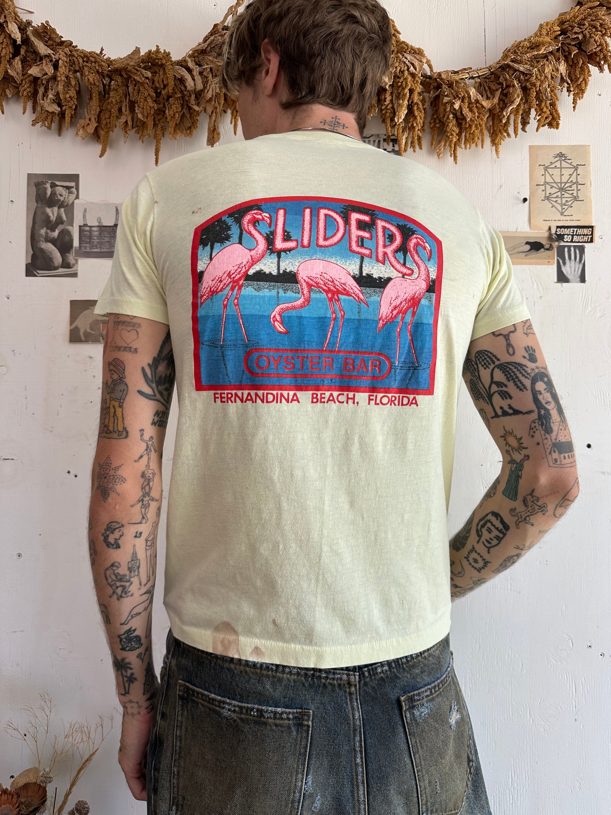 1980s Paper Thin Sliders Oyster Bar Tee