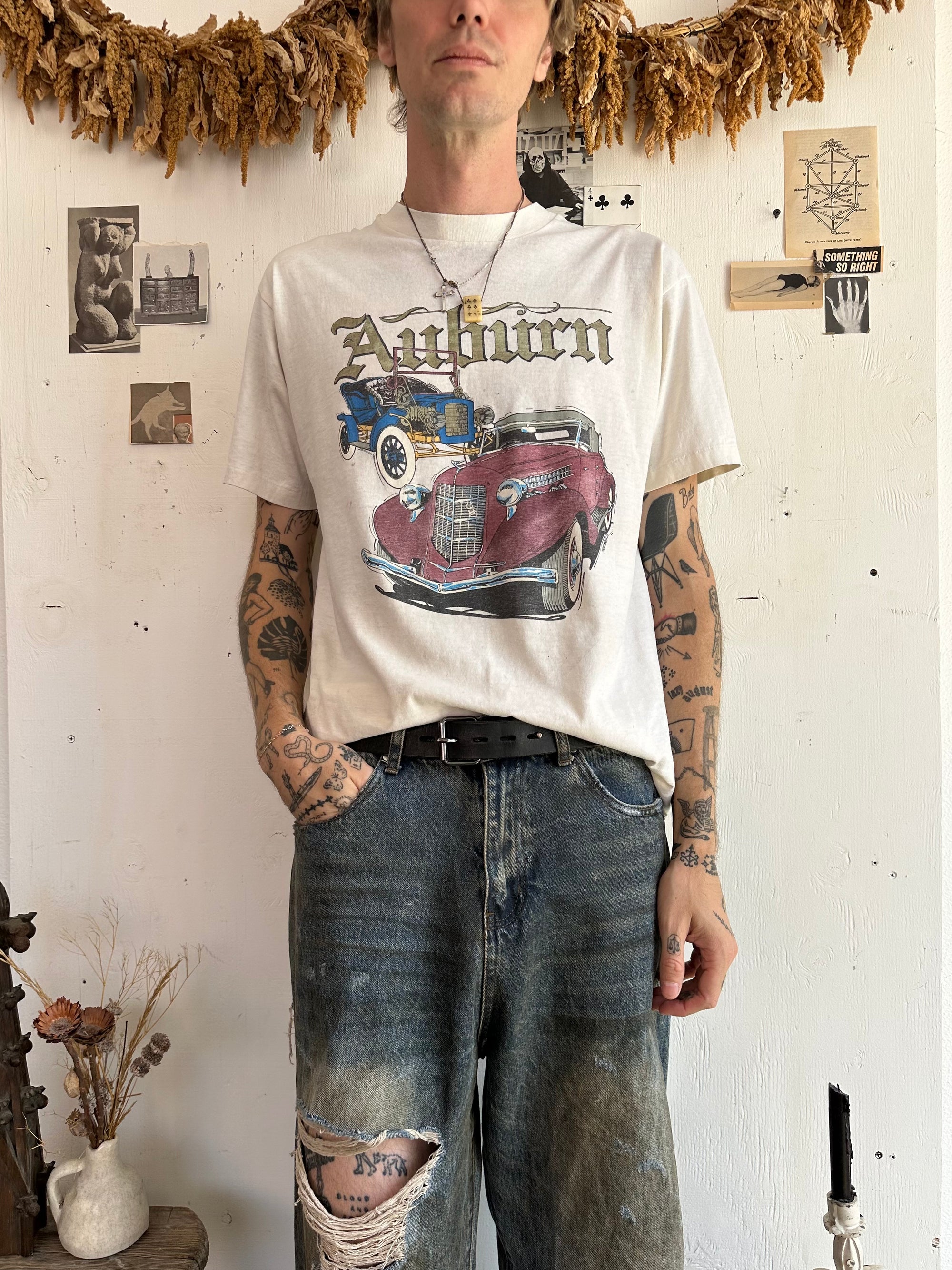1980s Well Worn Auburn Tee
