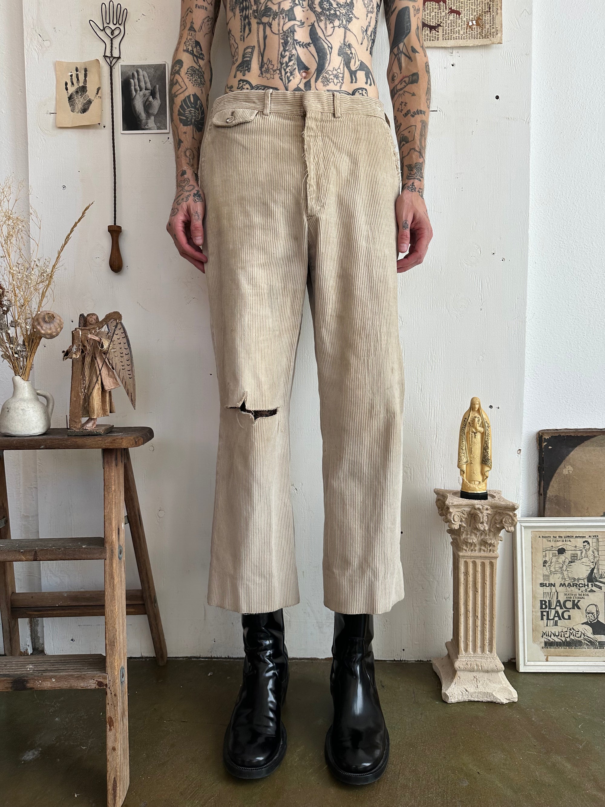 1980s Thrashed Corduroys