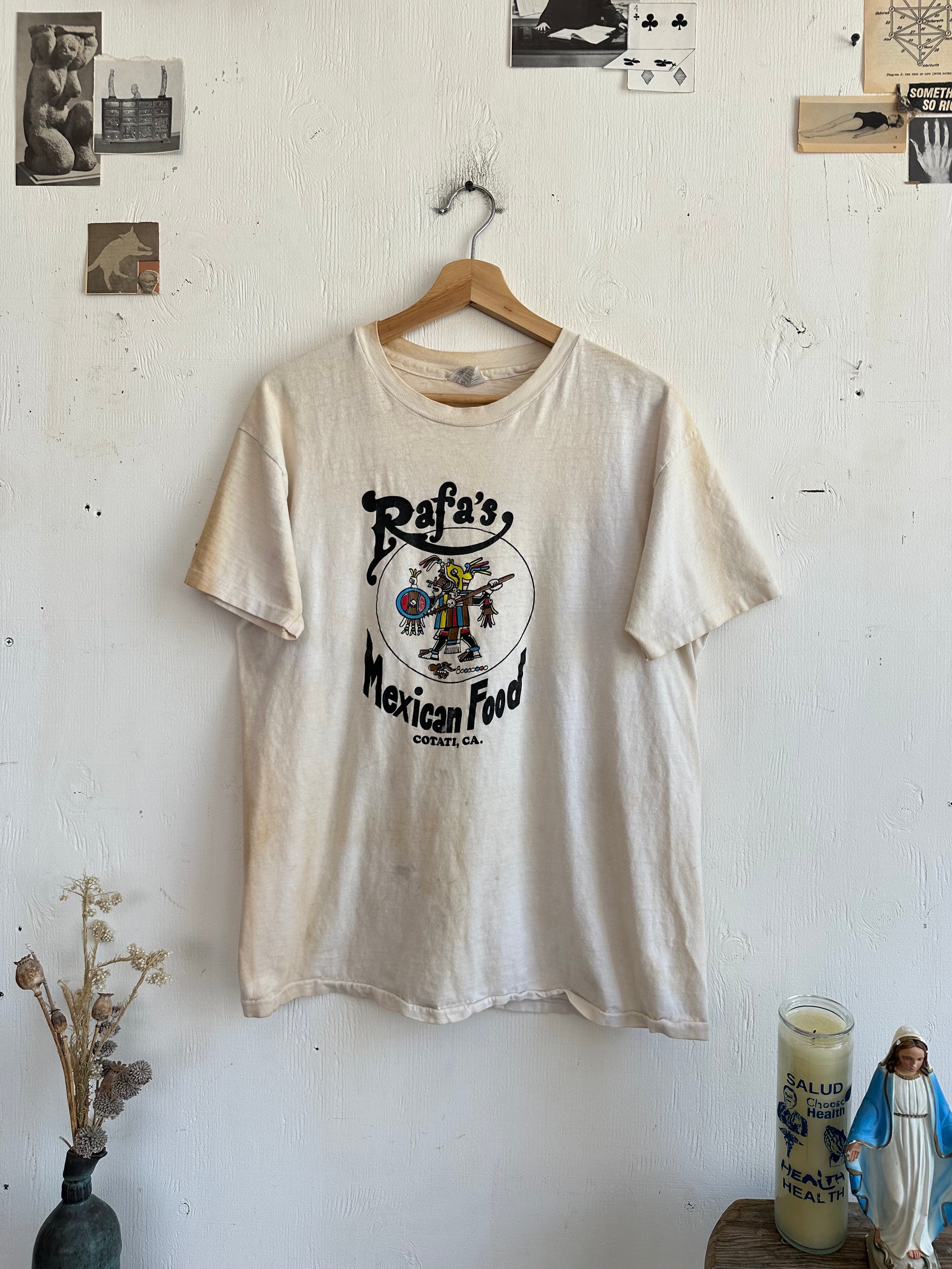 1990s Discolored Rafa’s Mexican Food Tee