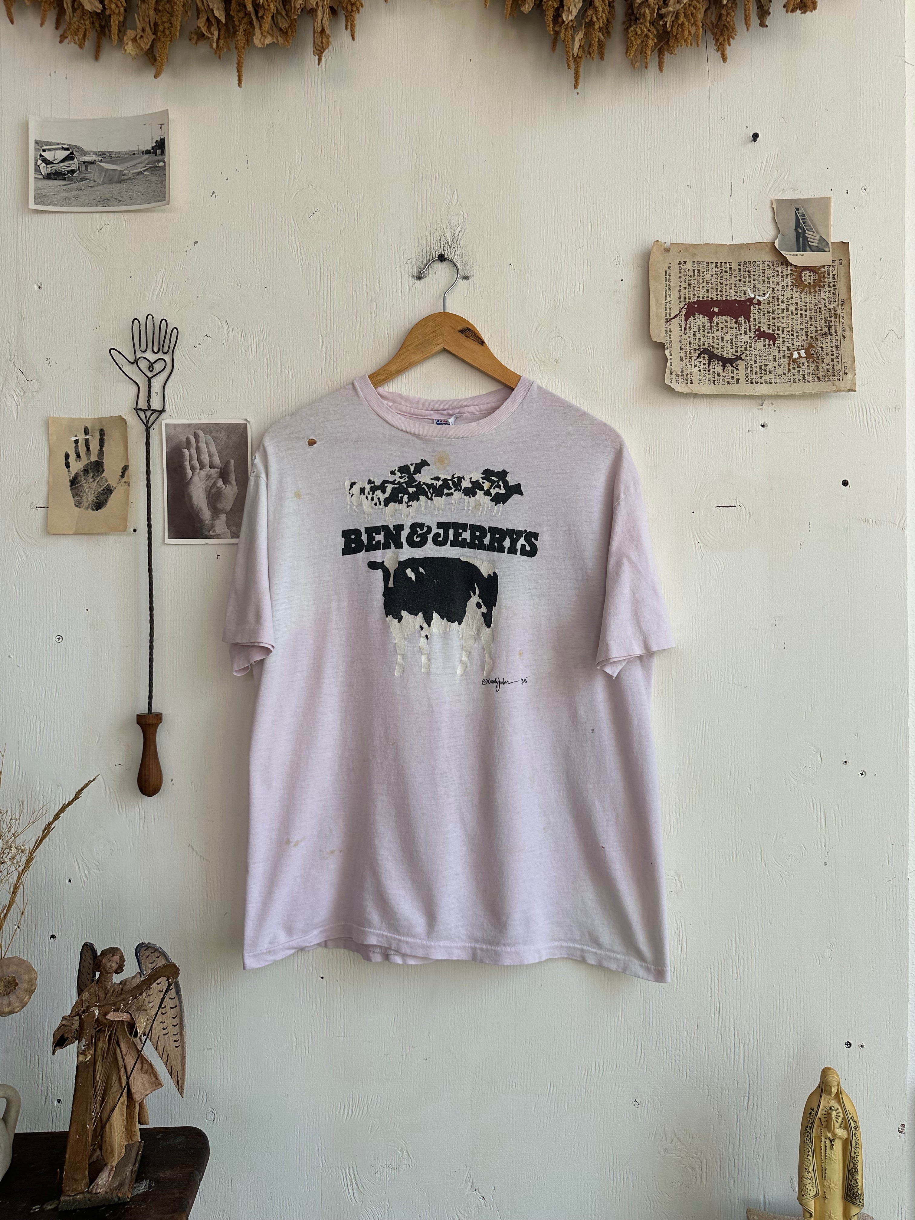1980s Well Worn Ben & Jerry’s Tee (Boxy M)