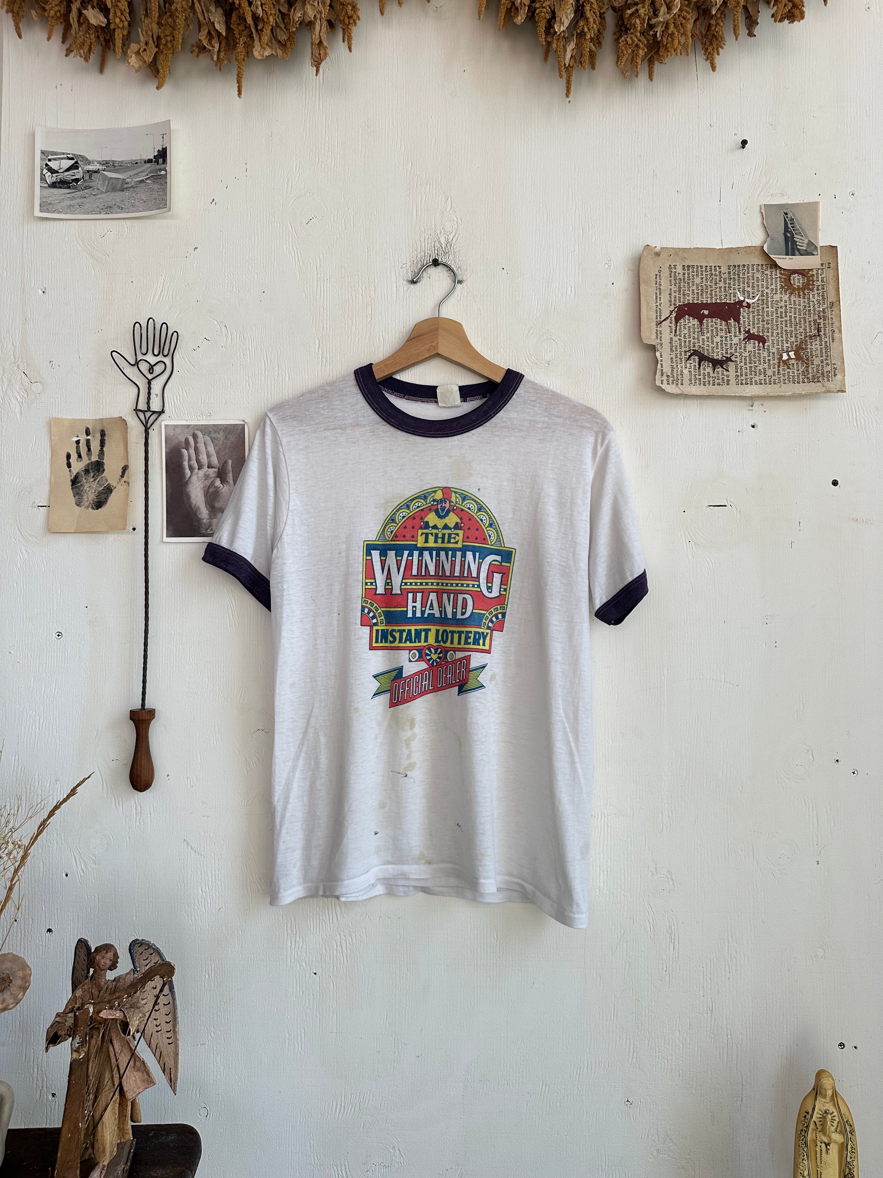 1970s Paper Thin Winning Hand Ringer (Boxy M)