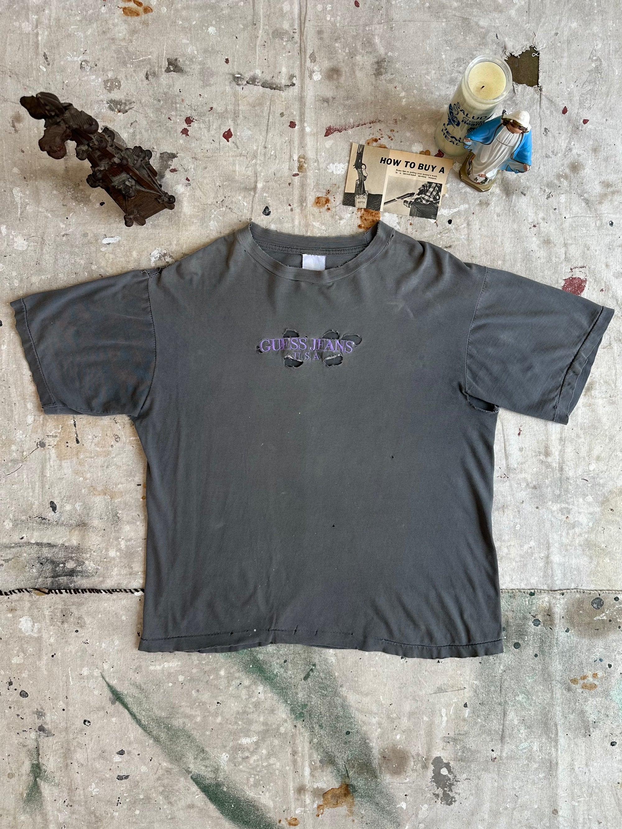 1990s Thrashed Guess Jeans Tee