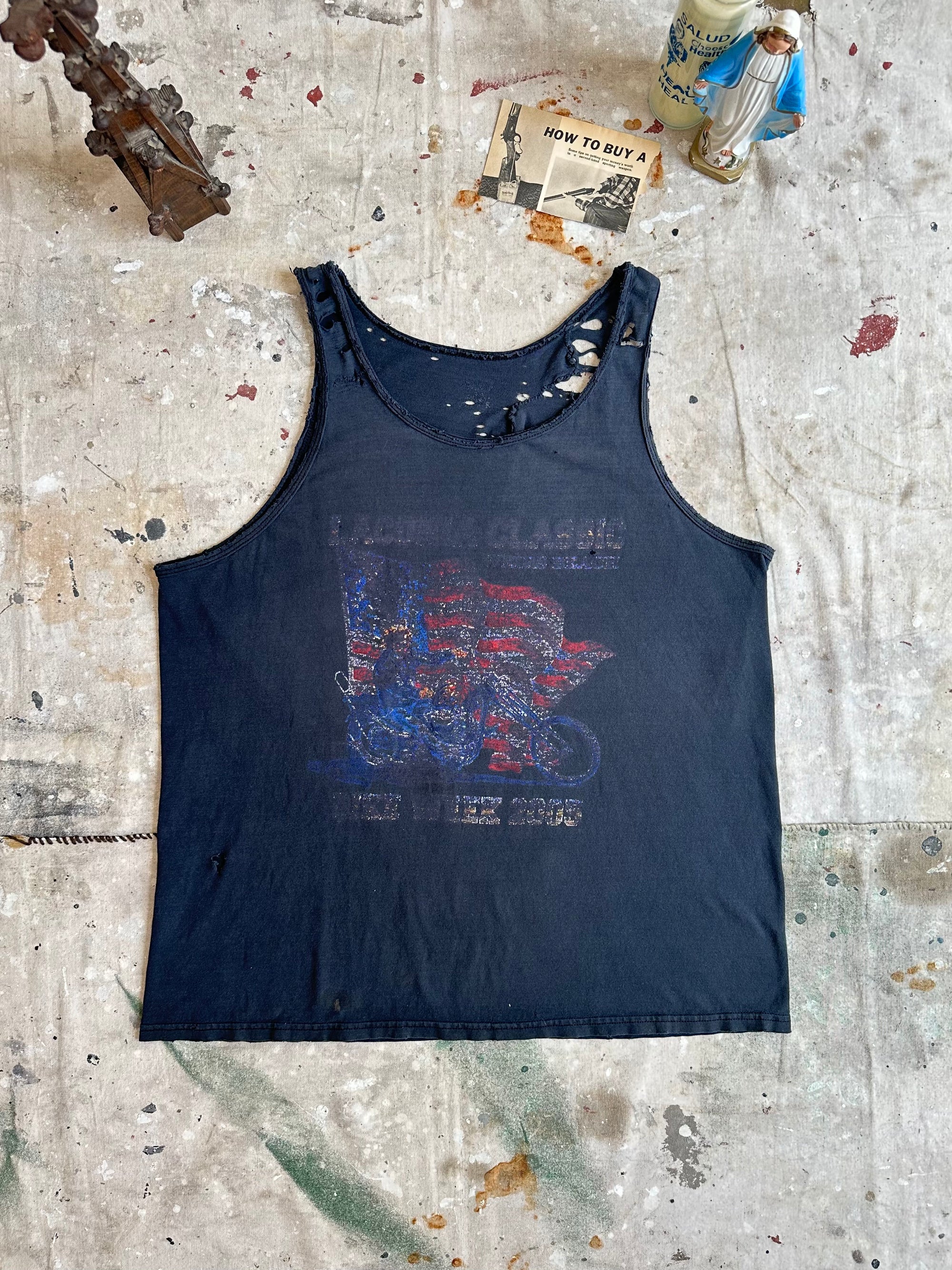 2005 Thrashed Motorcycle Tank Top