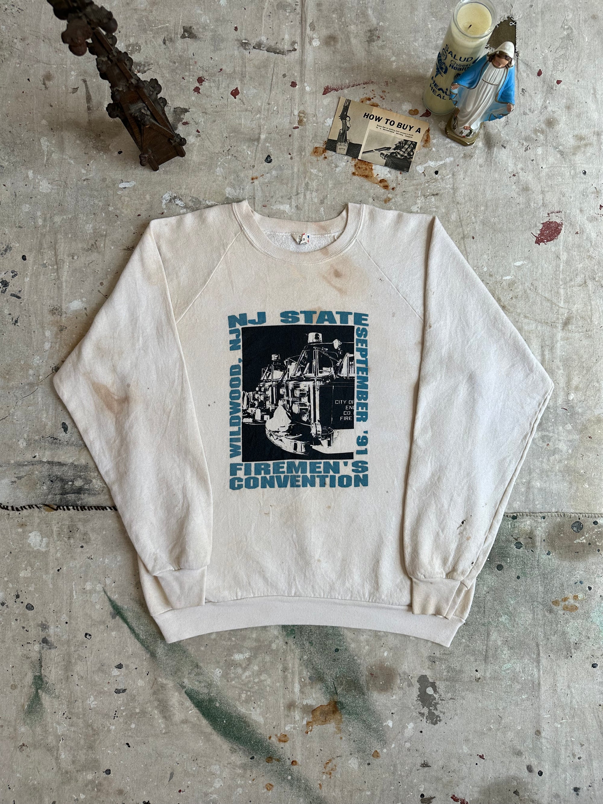 1991 Well Worn NJ State Sweatshirt