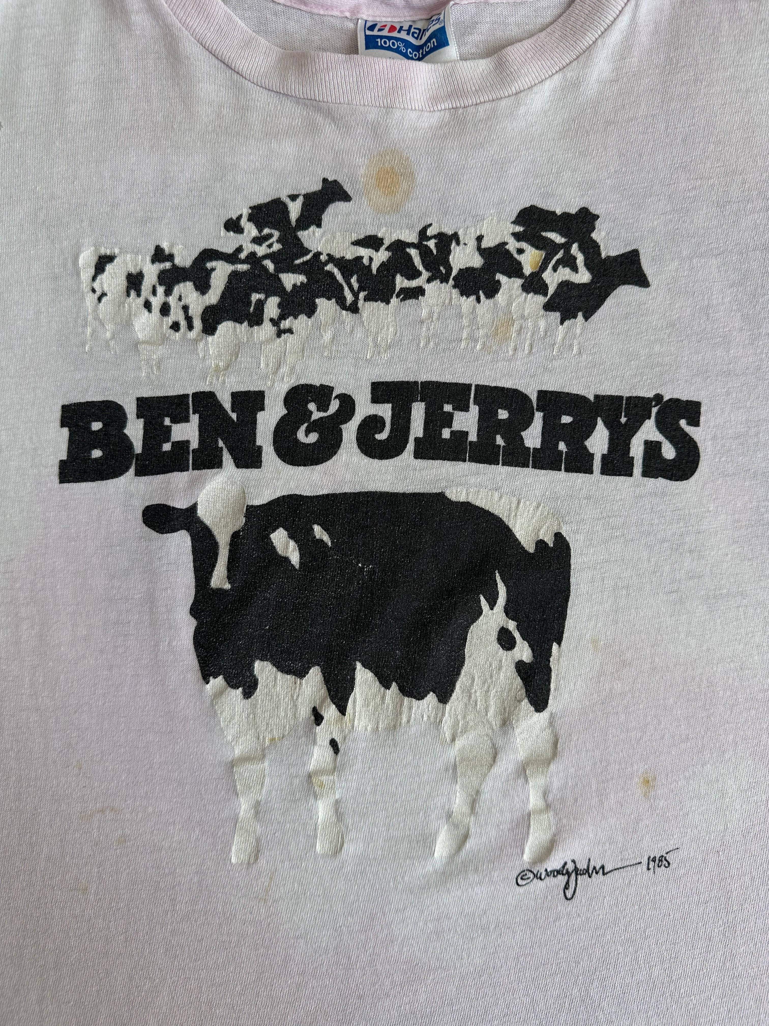 1980s Well Worn Ben & Jerry’s Tee (Boxy M)