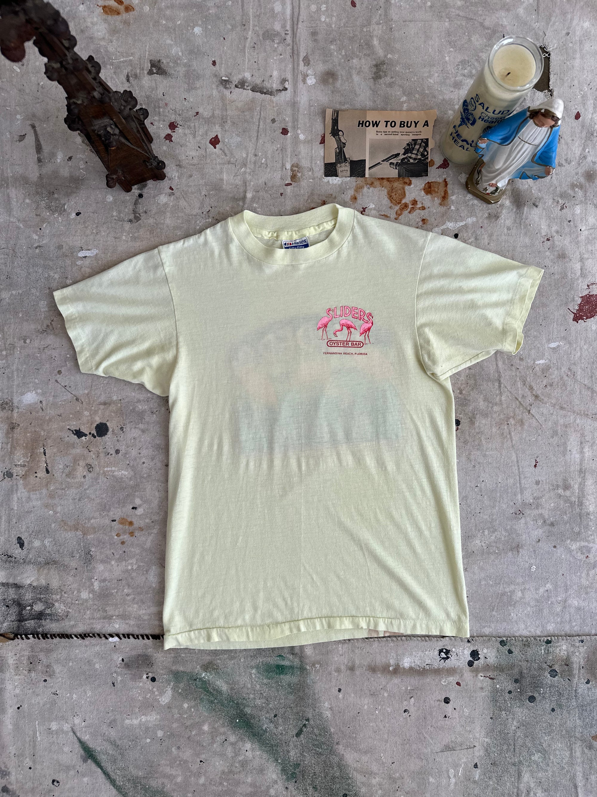 1980s Paper Thin Sliders Oyster Bar Tee