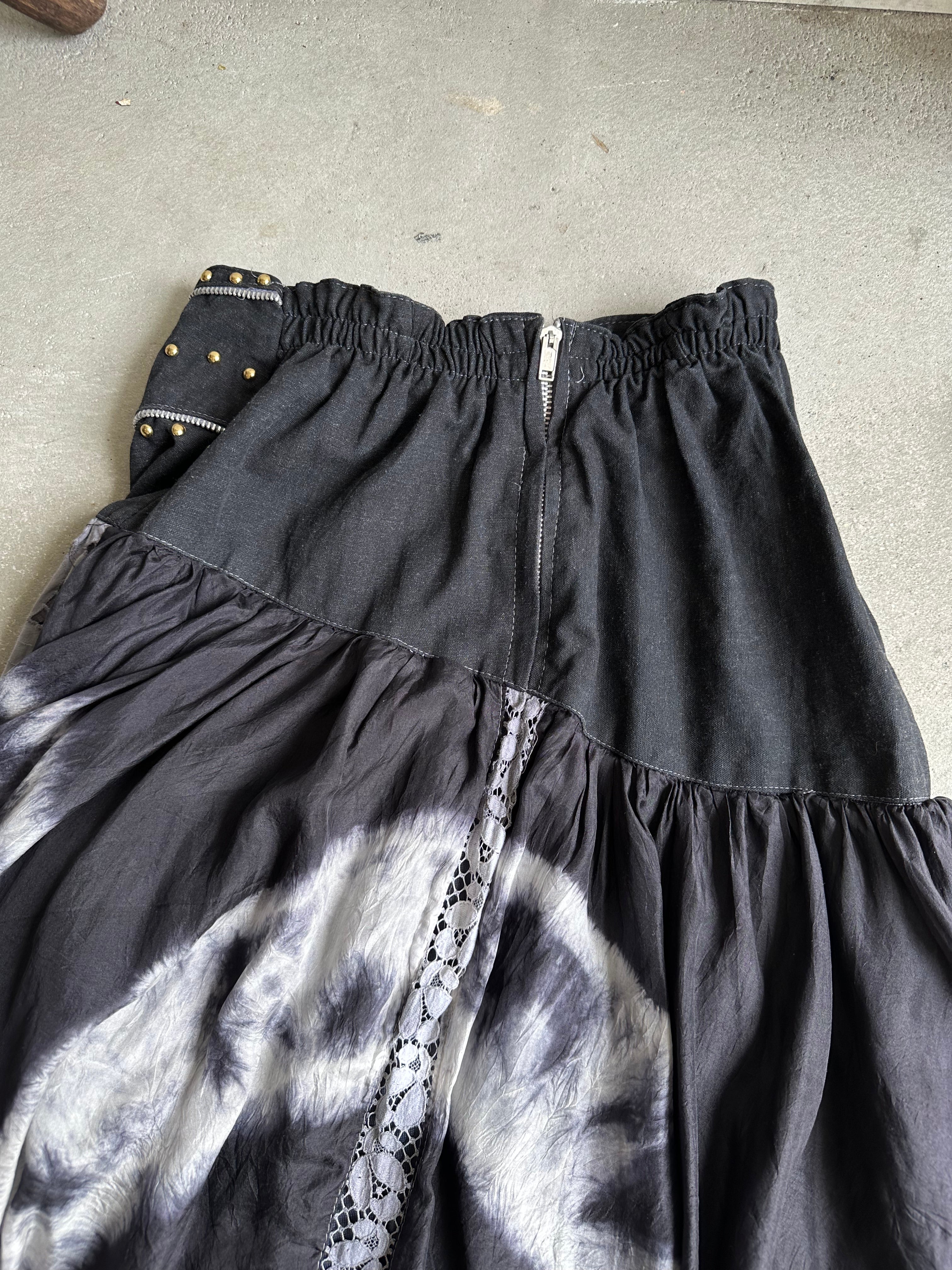 1990s Tie Dye Skirt (XS)