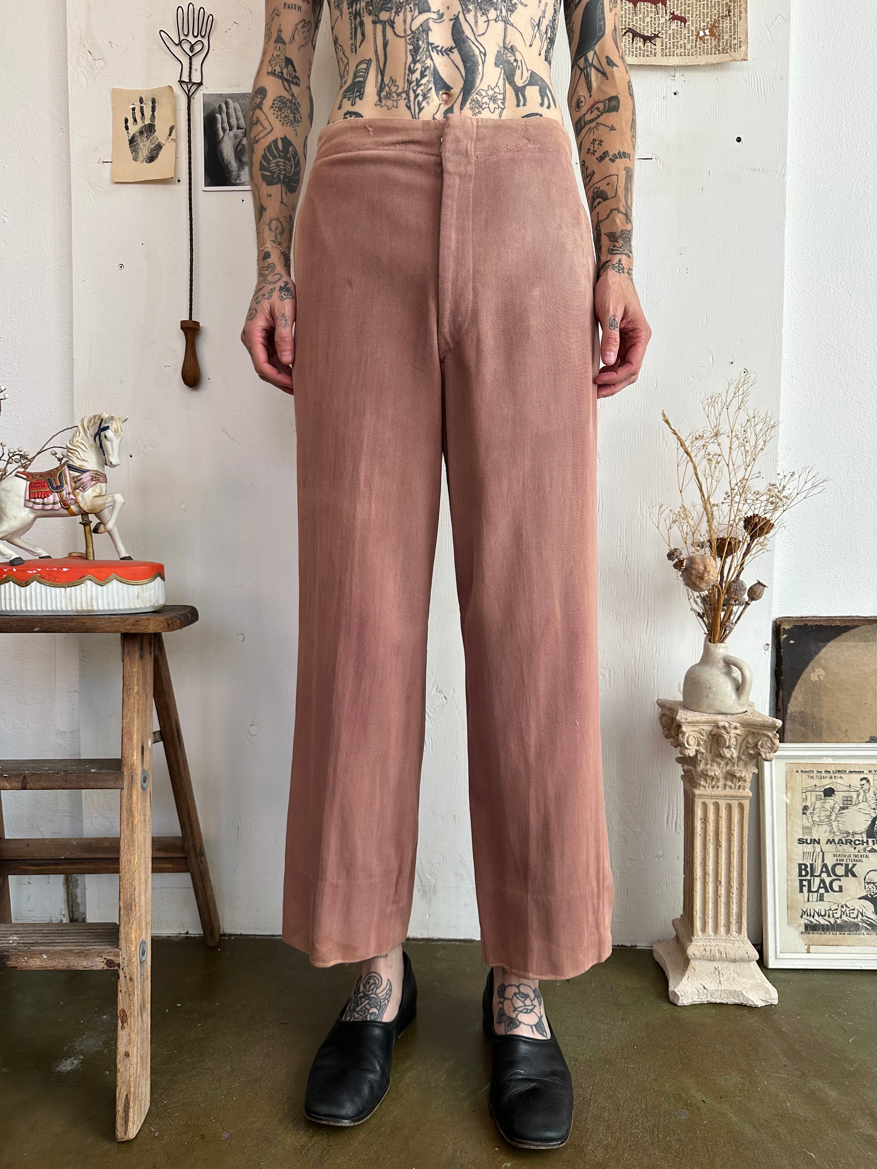 1930s Sunfaded Baggy Trousers (30/28)