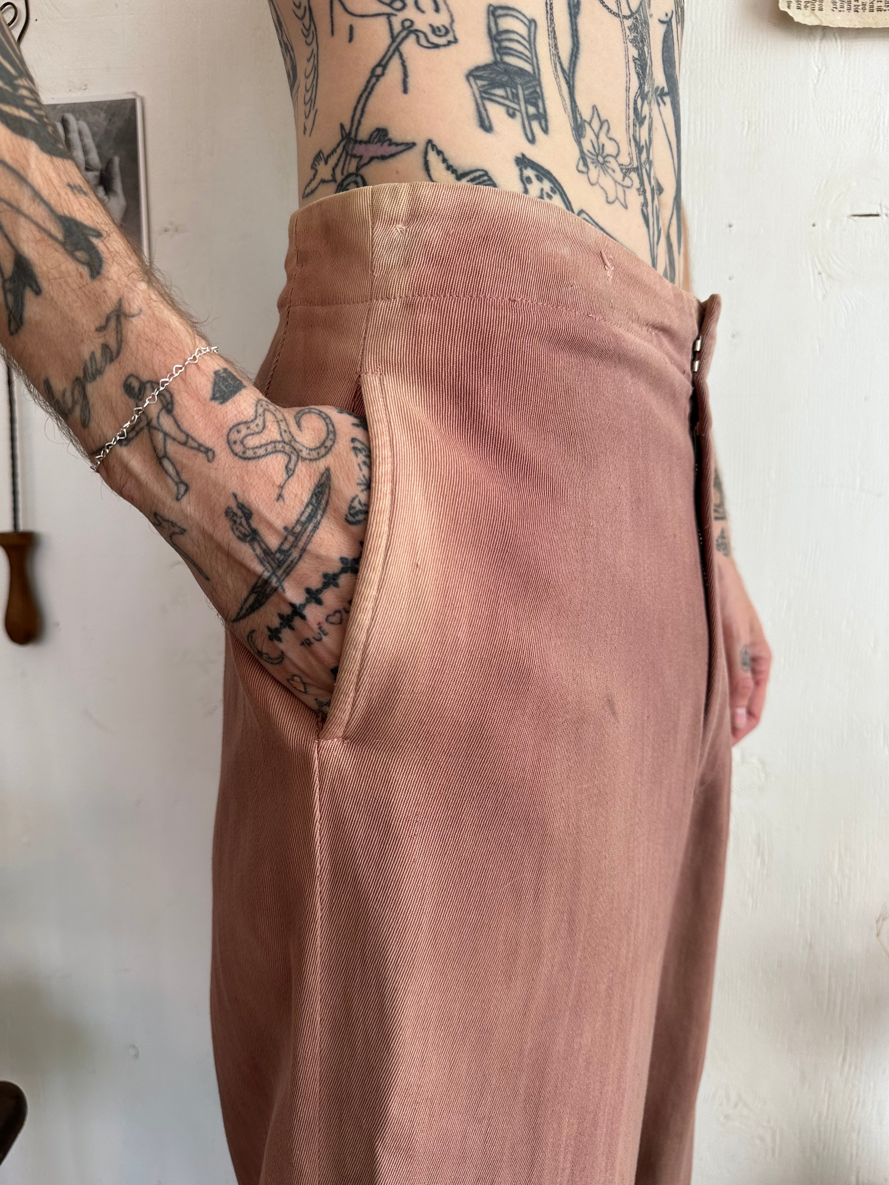 1930s Sunfaded Baggy Trousers (30/28)
