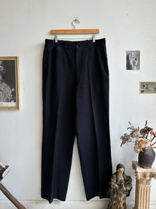 1940s Black U.S.N. Trousers (36 x 33)