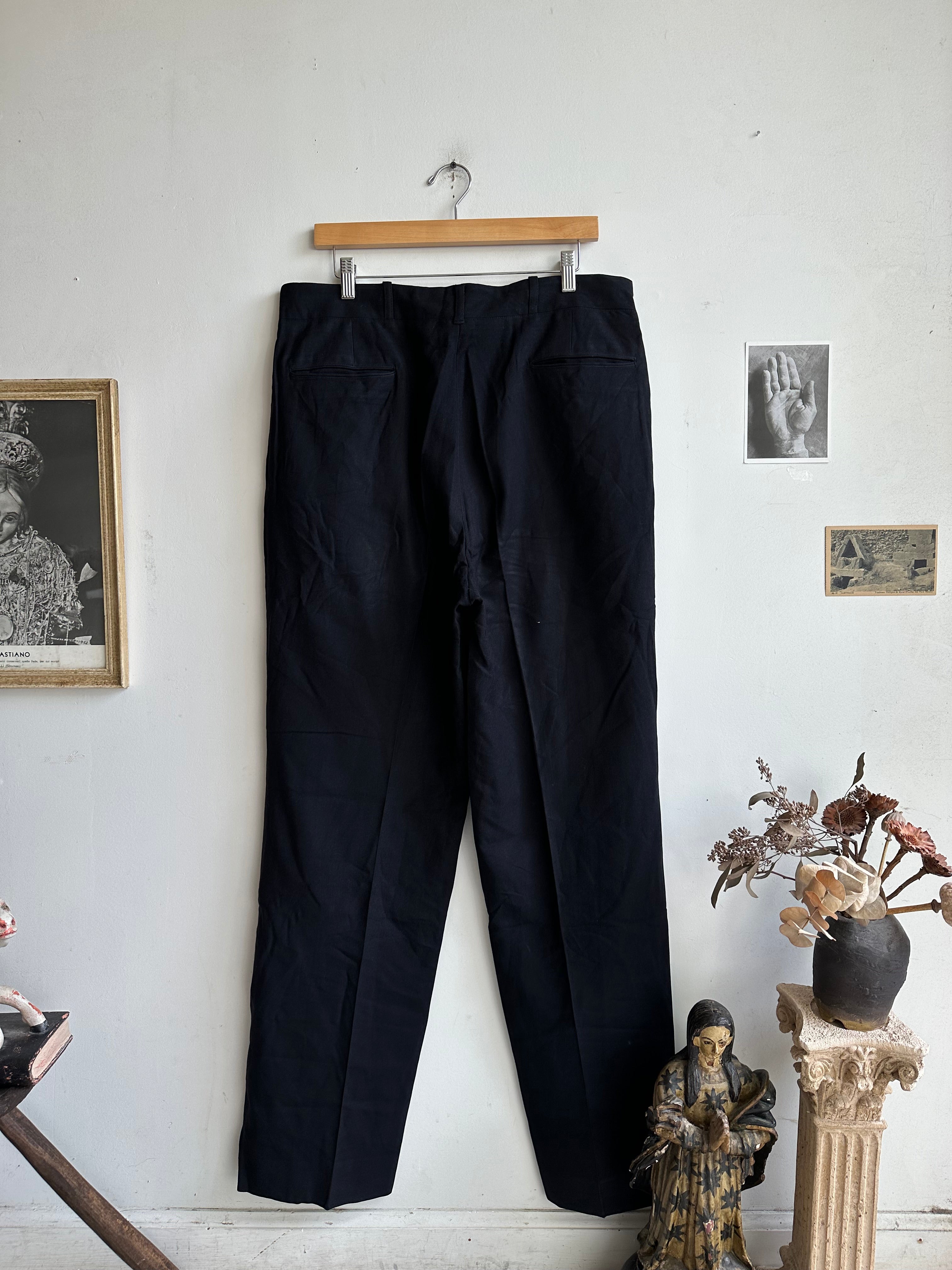 1940s Black U.S.N. Trousers (36 x 33)