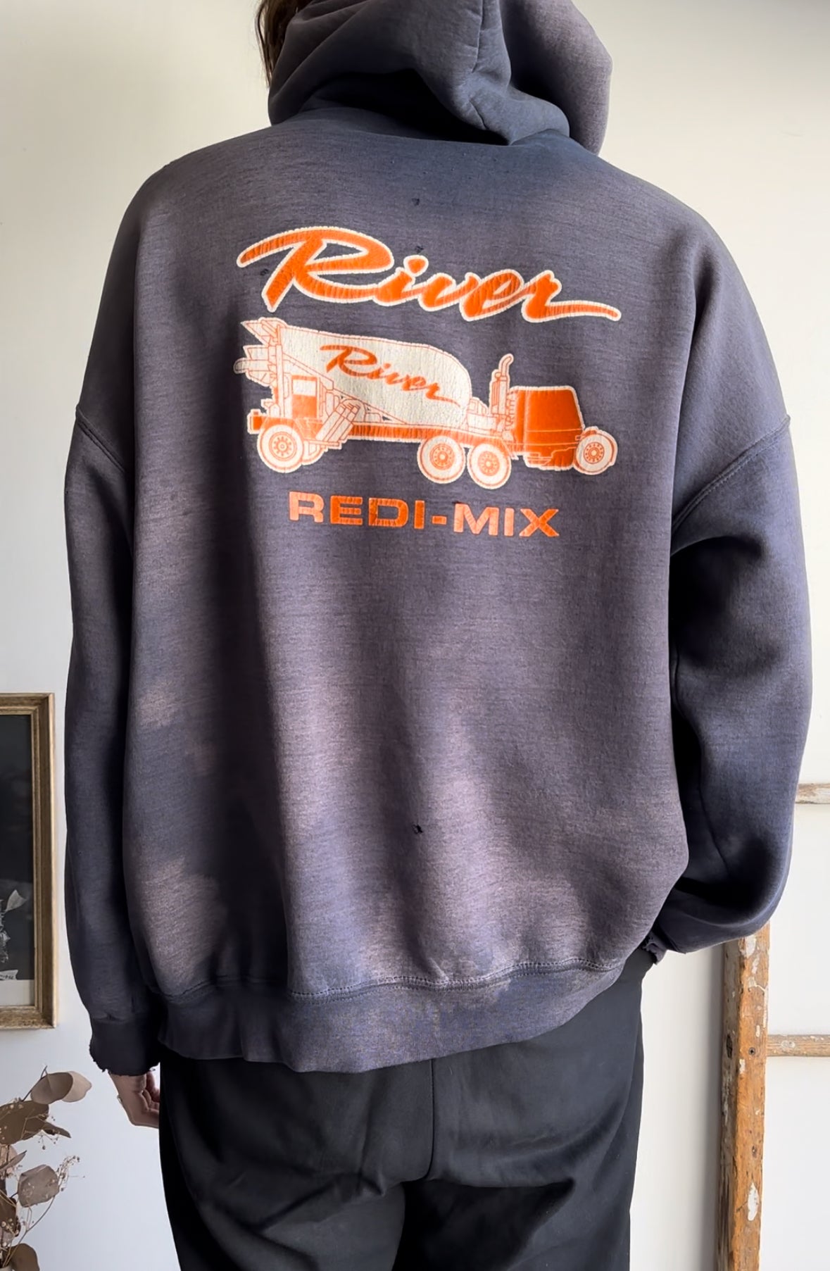 1990s Thrashed River Redi-Mix Hoodie (Boxy XL)