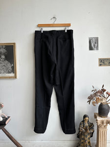 1970s Black Trousers (33 x 31)