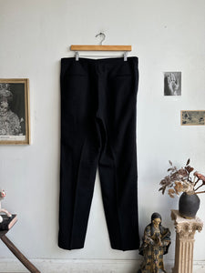 1980s Pleated Tuxedo Trousers (36 x 33)