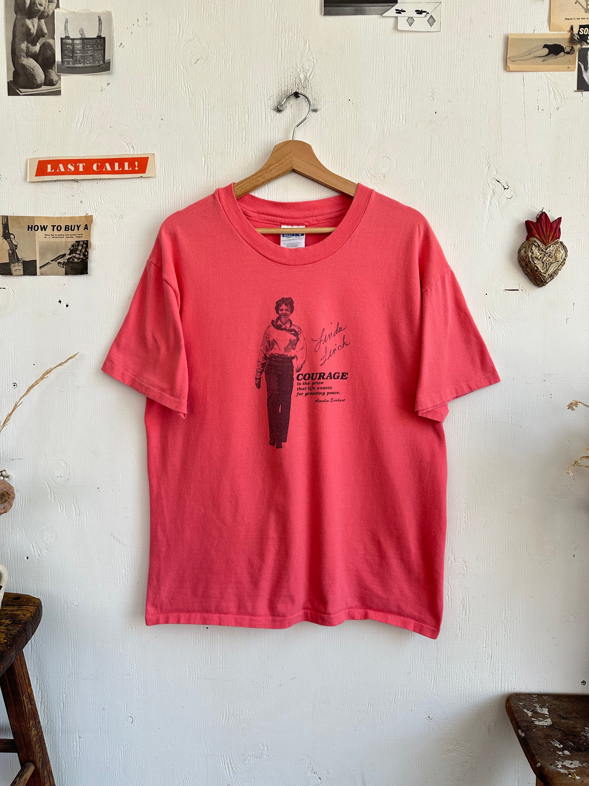 1990s Amelia Earhart T-Shirt (L)