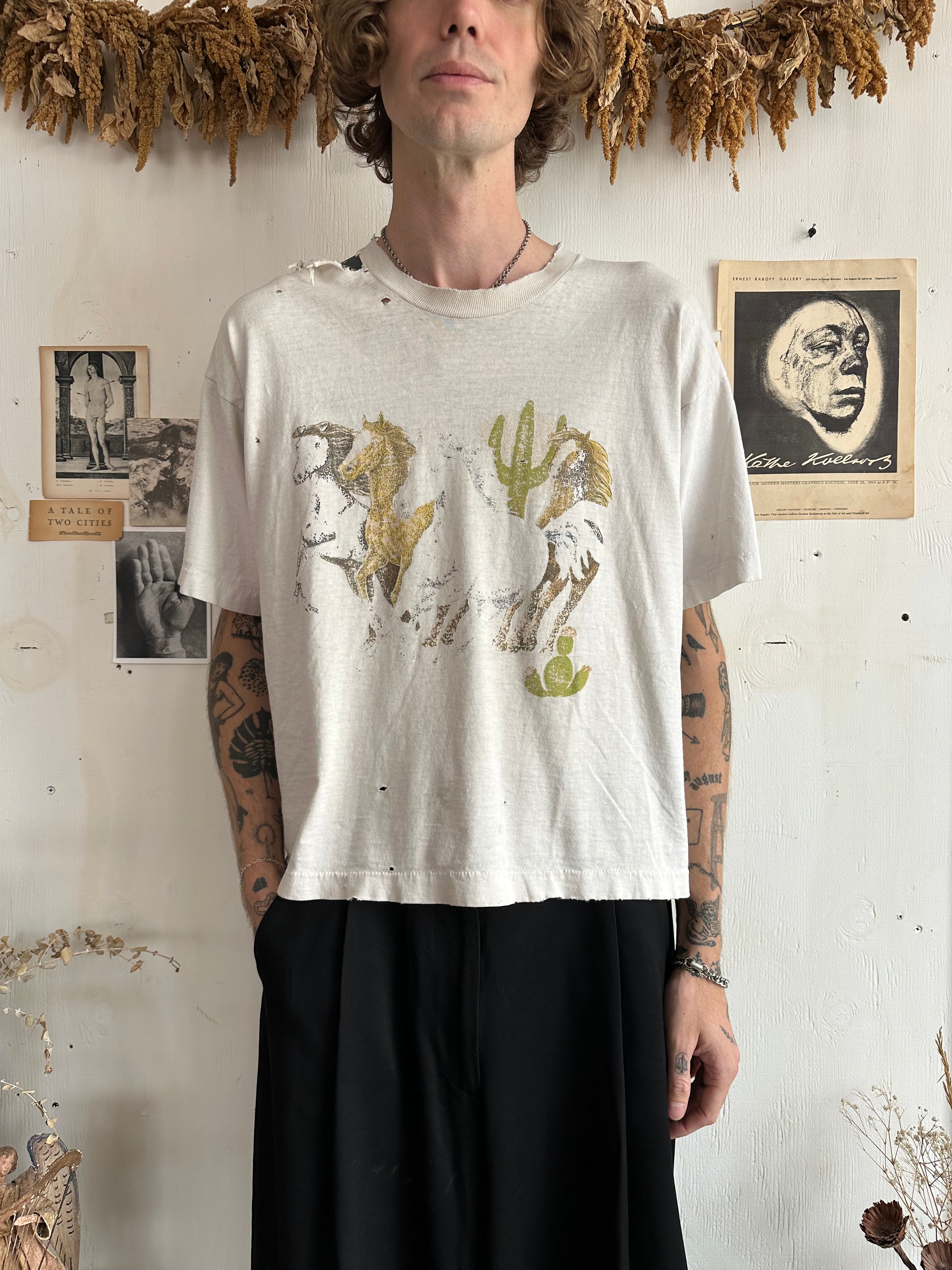 1990s Thrashed Horse Stampede Tee (Boxy M/L)