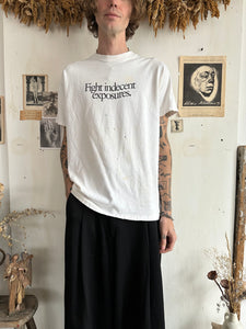 1990s Thrashed “Fight indecent exposures” Tee (L/XL)