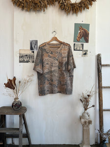 1990s Thrashed Boxy Camo Tee (Boxy XL)