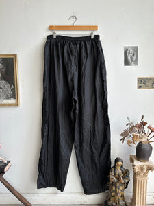 1990s Chopped Wide Leg Nylon Pants (Elastic x 31)