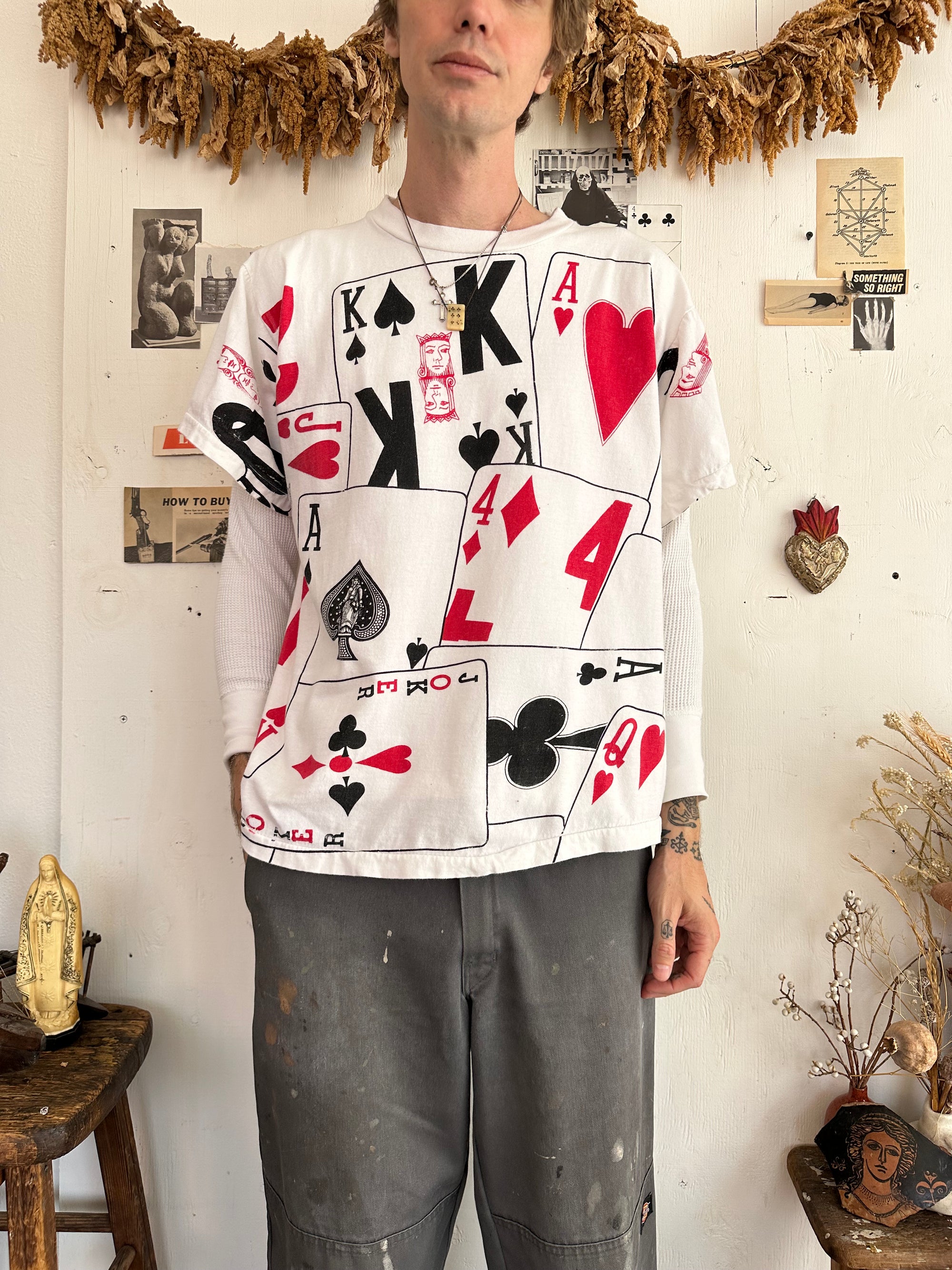 1990s Cards All Over Print Tee (XL)