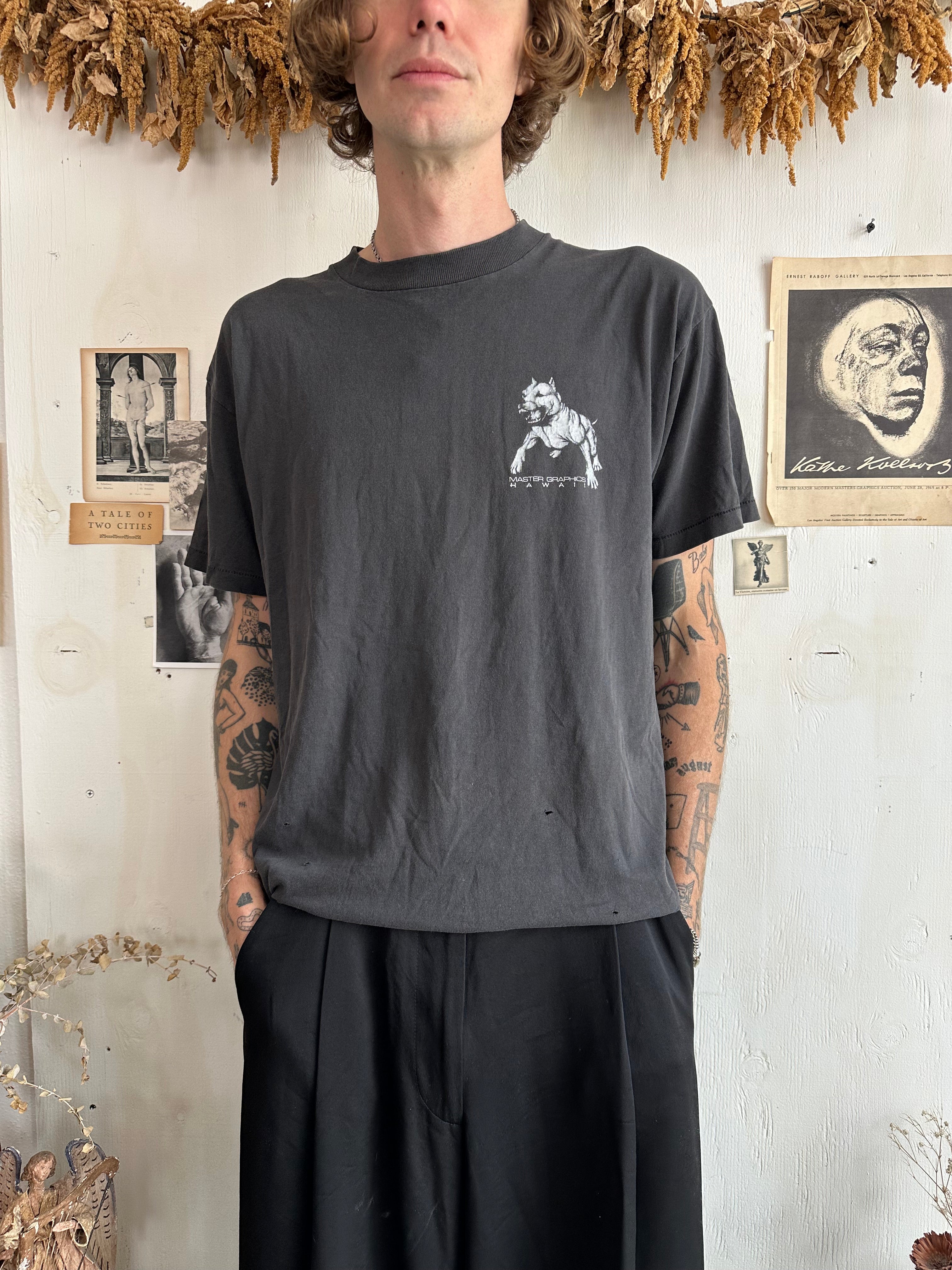 1990s Thrashed “Maximum Security” Pitbull Tee (XL)
