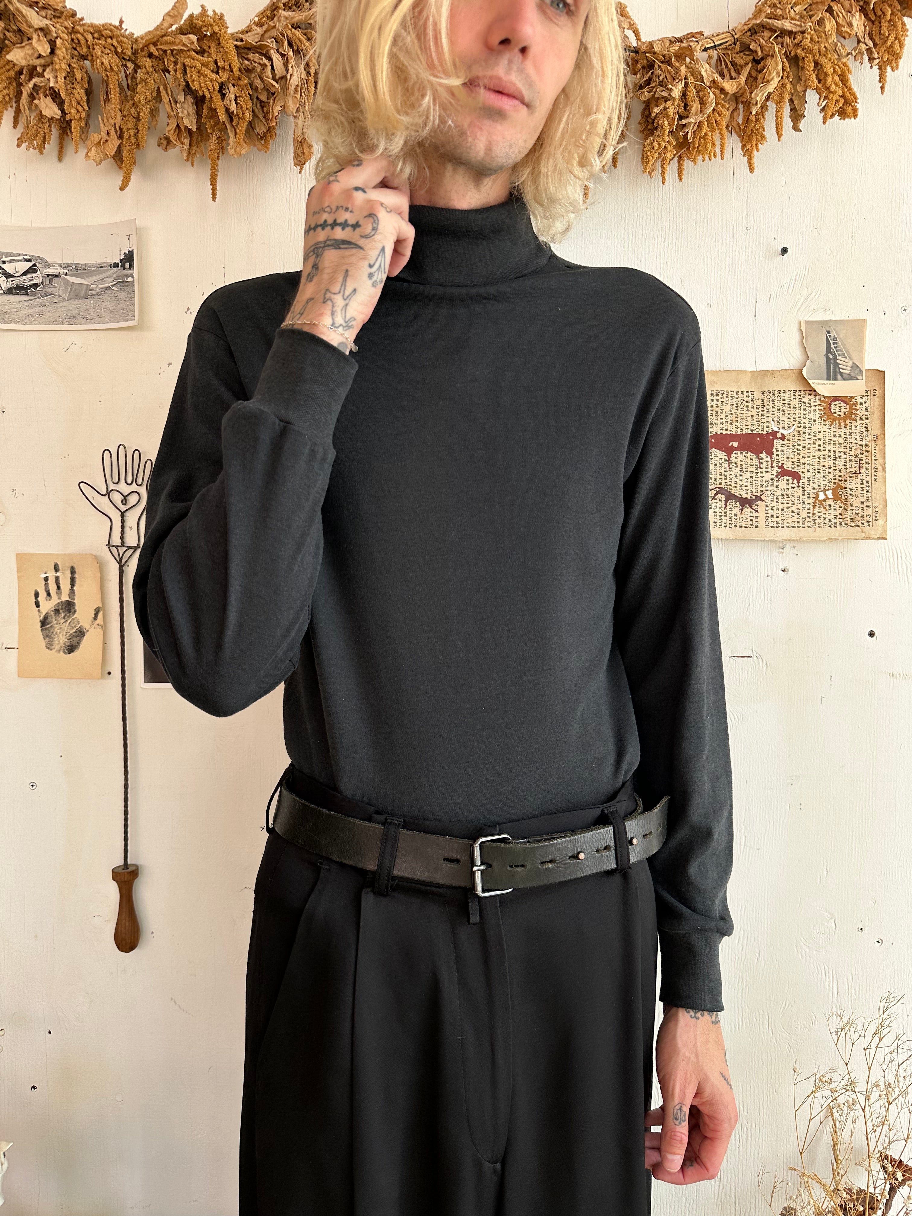 1980s Cotton Turtleneck (M)