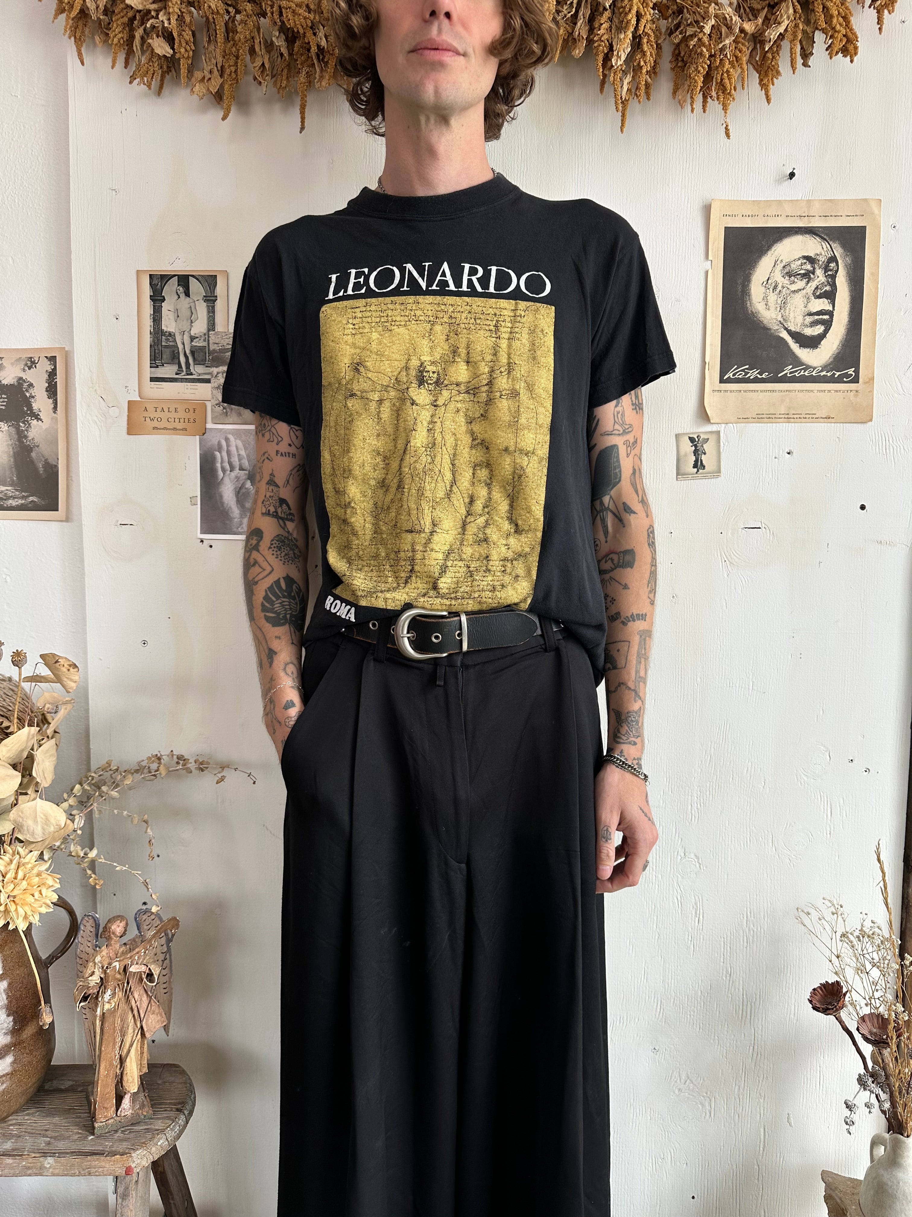 1990s Leonardo Divinci Rome T-shirt (Boxy M)