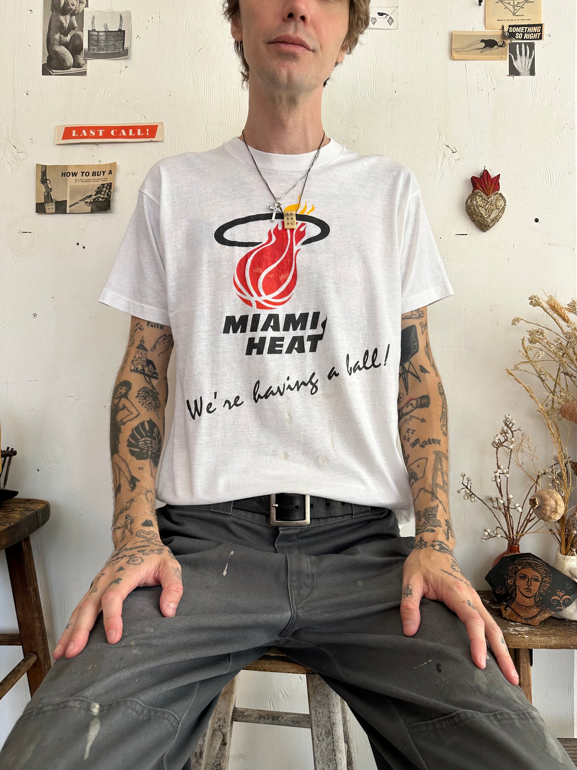1980s Miami Heat T-Shirt (M)