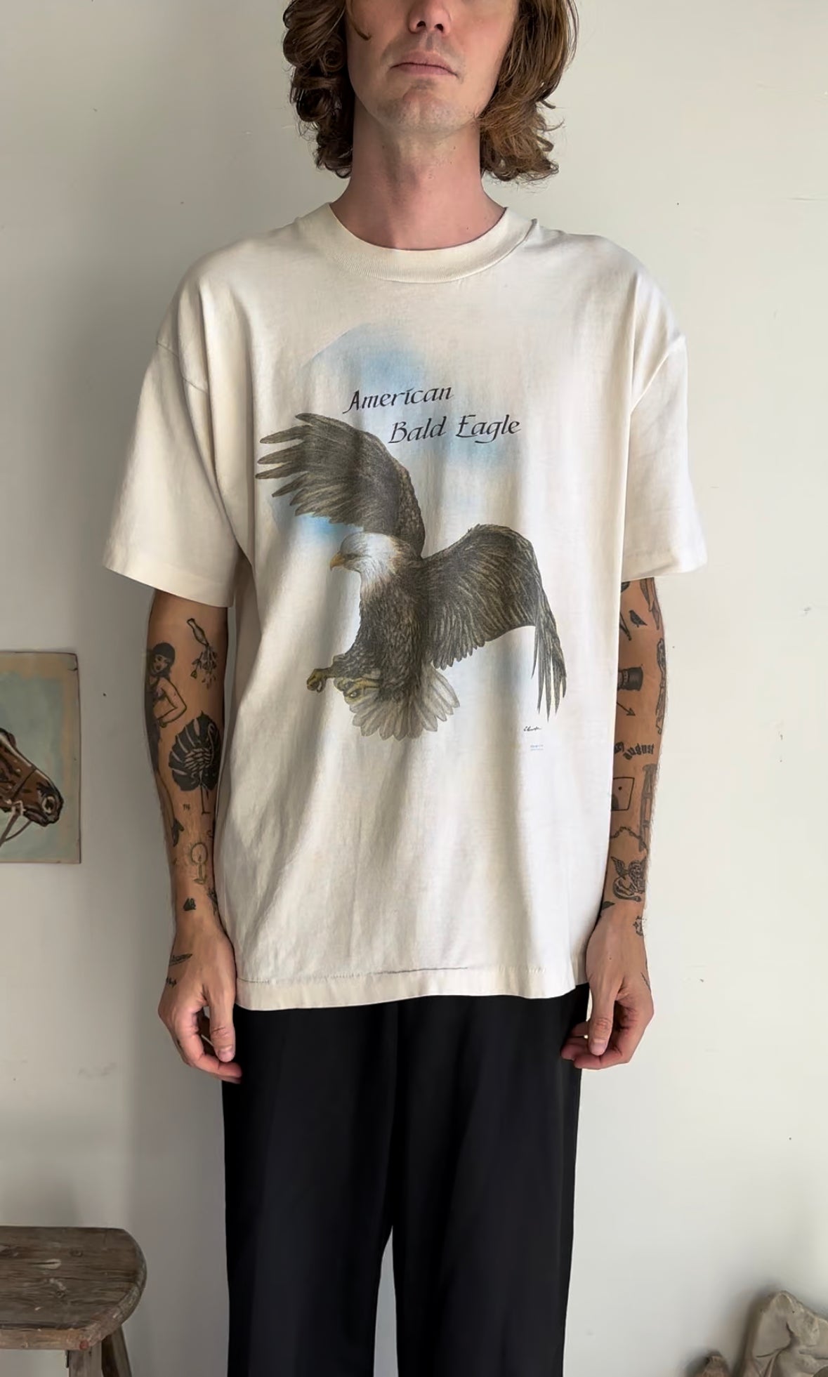 1990s American Bald Eagle Tee (XXL)