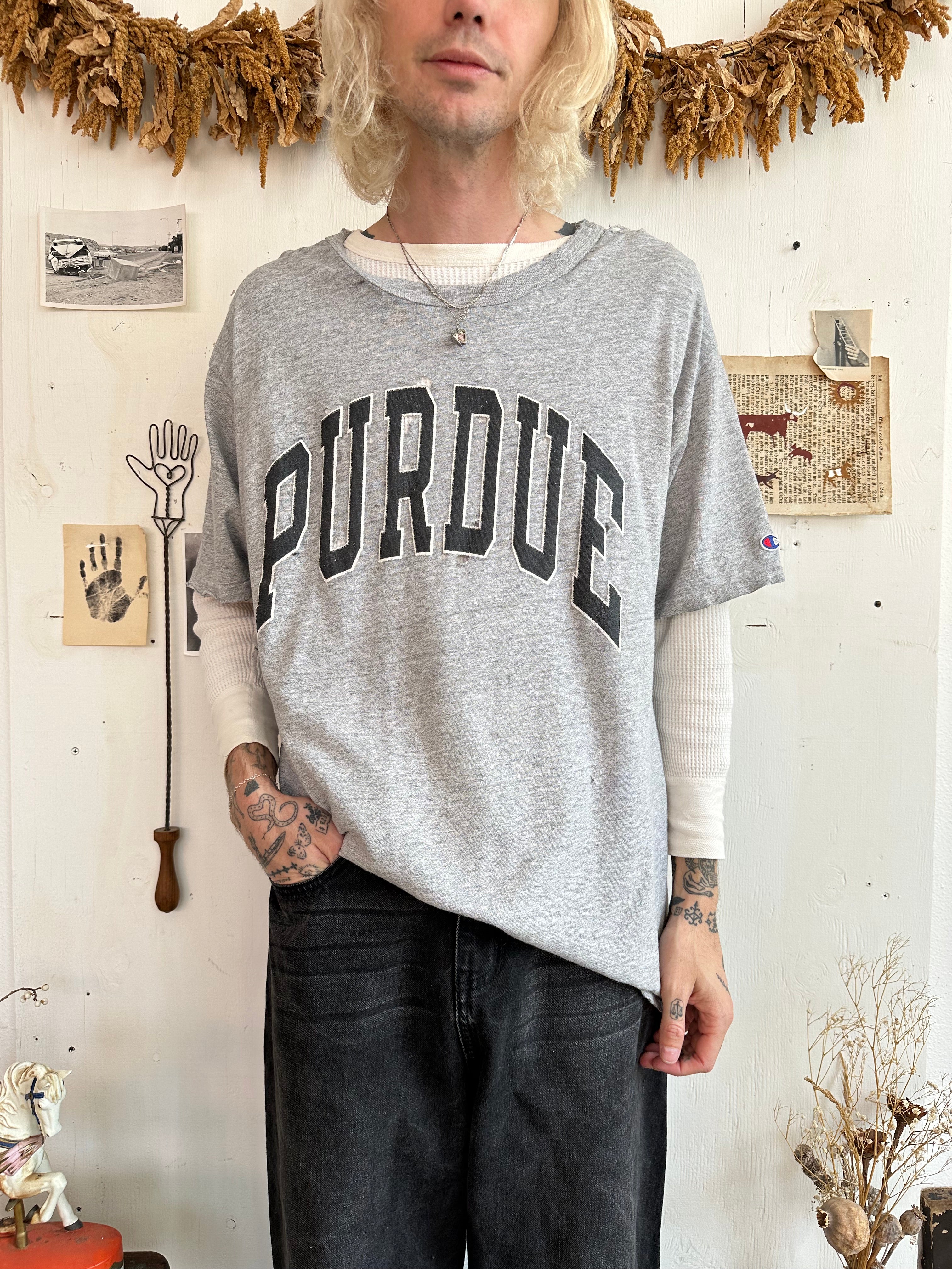 1980s Thrashed Purdue T-Shirt (XL)