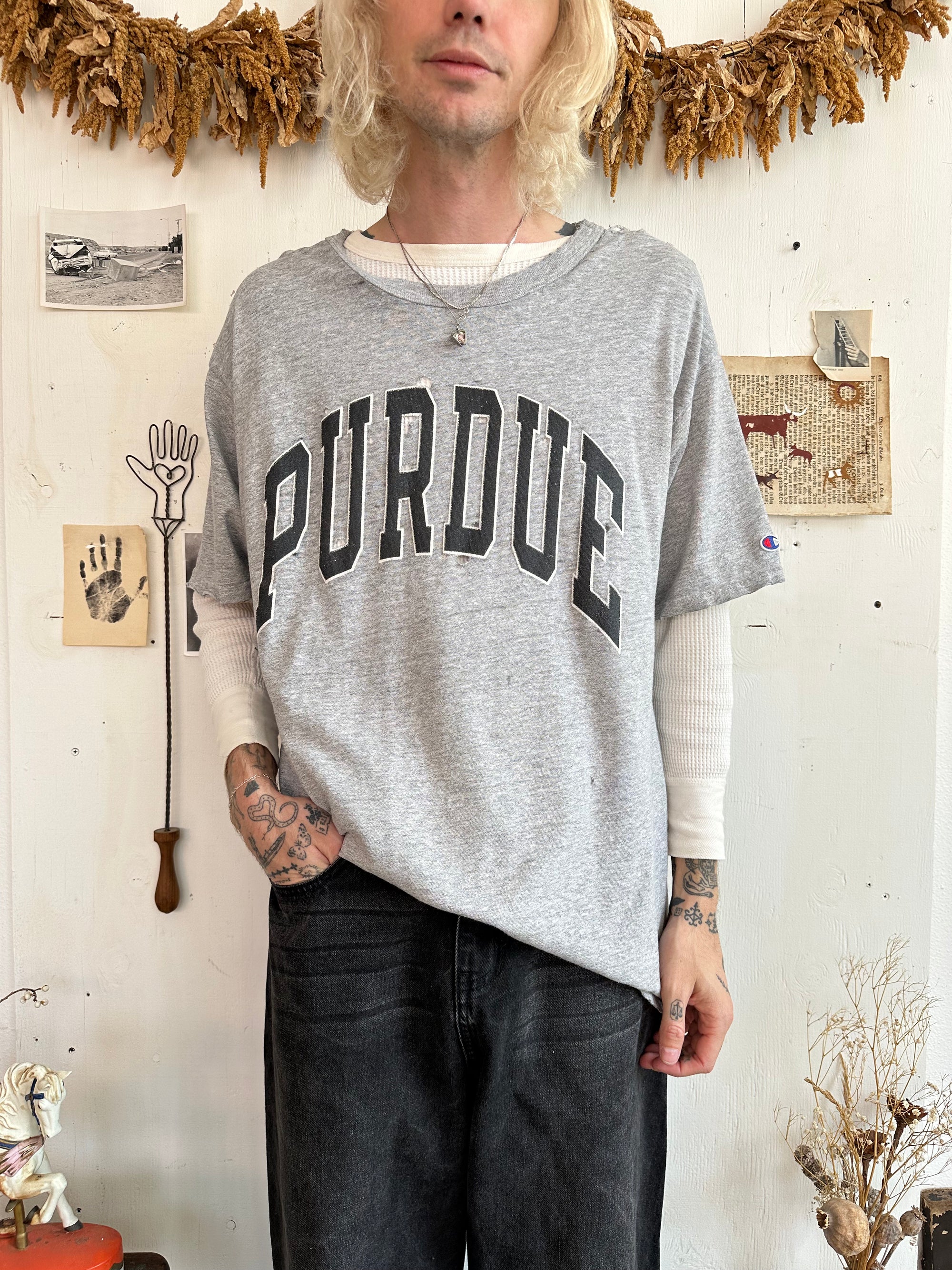 1980s Thrashed Purdue T-Shirt