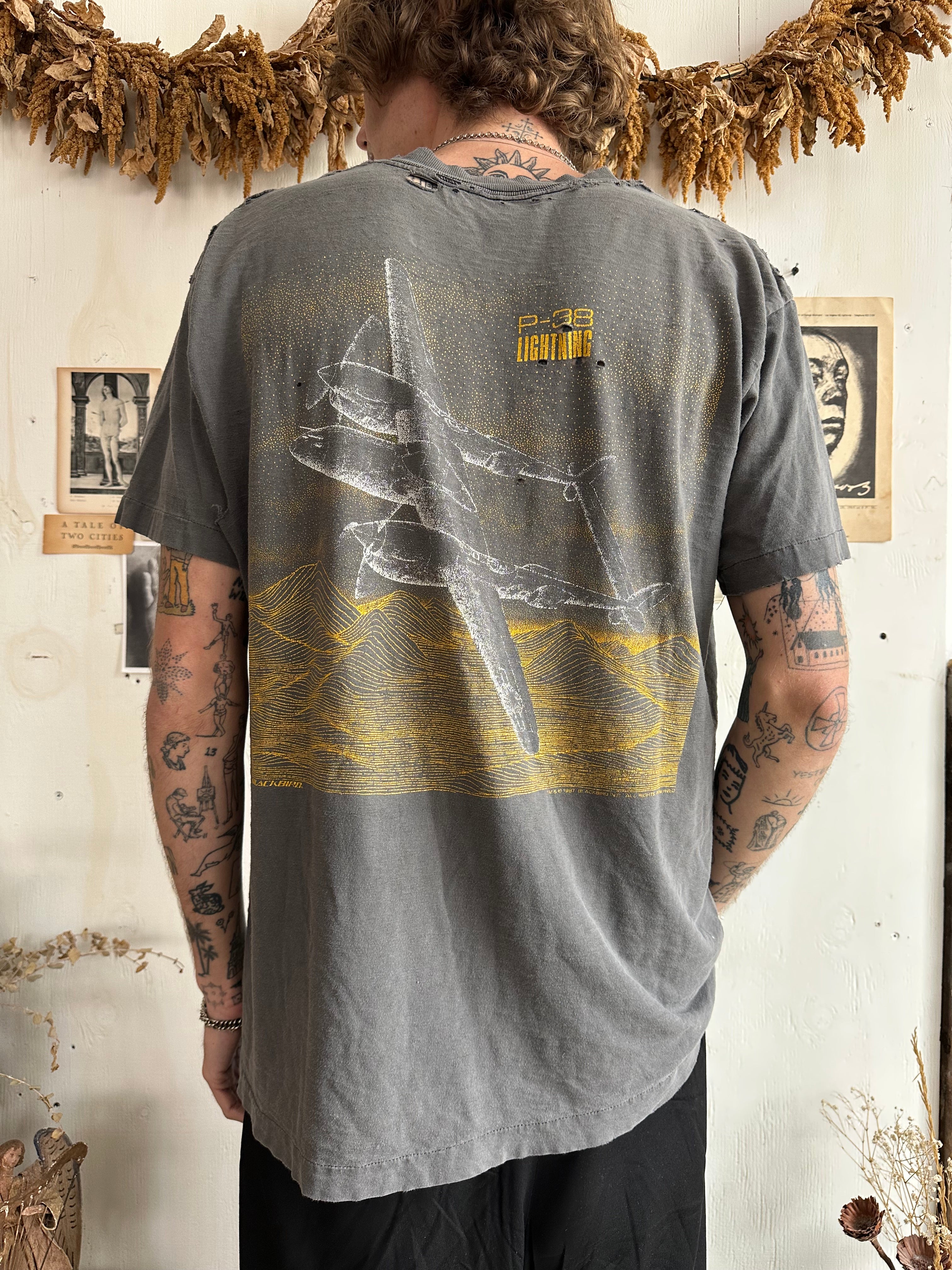 1987 Thrashed “P-38 Lightning” Tee (XL)