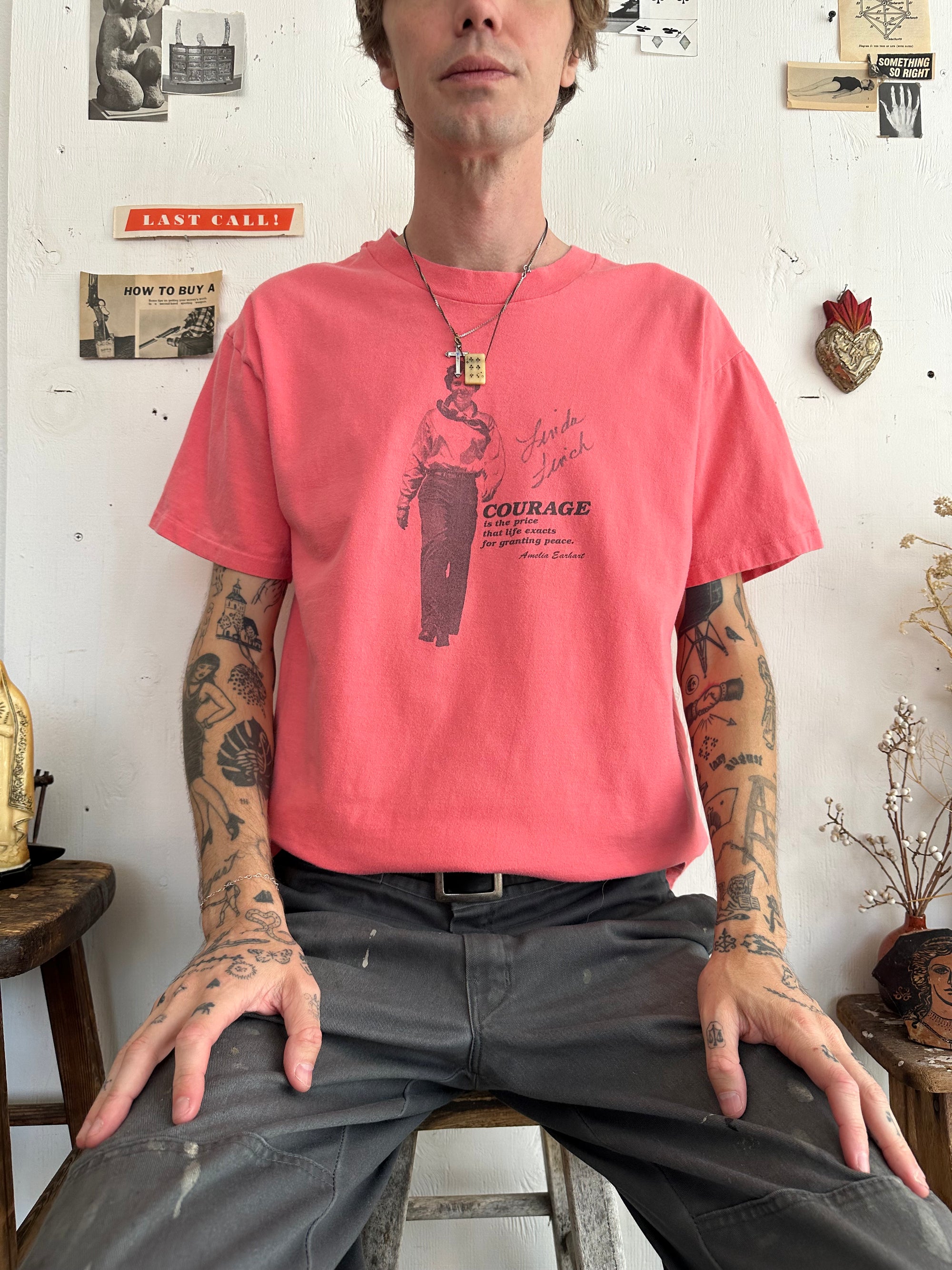 1990s Amelia Earhart T-Shirt (L)