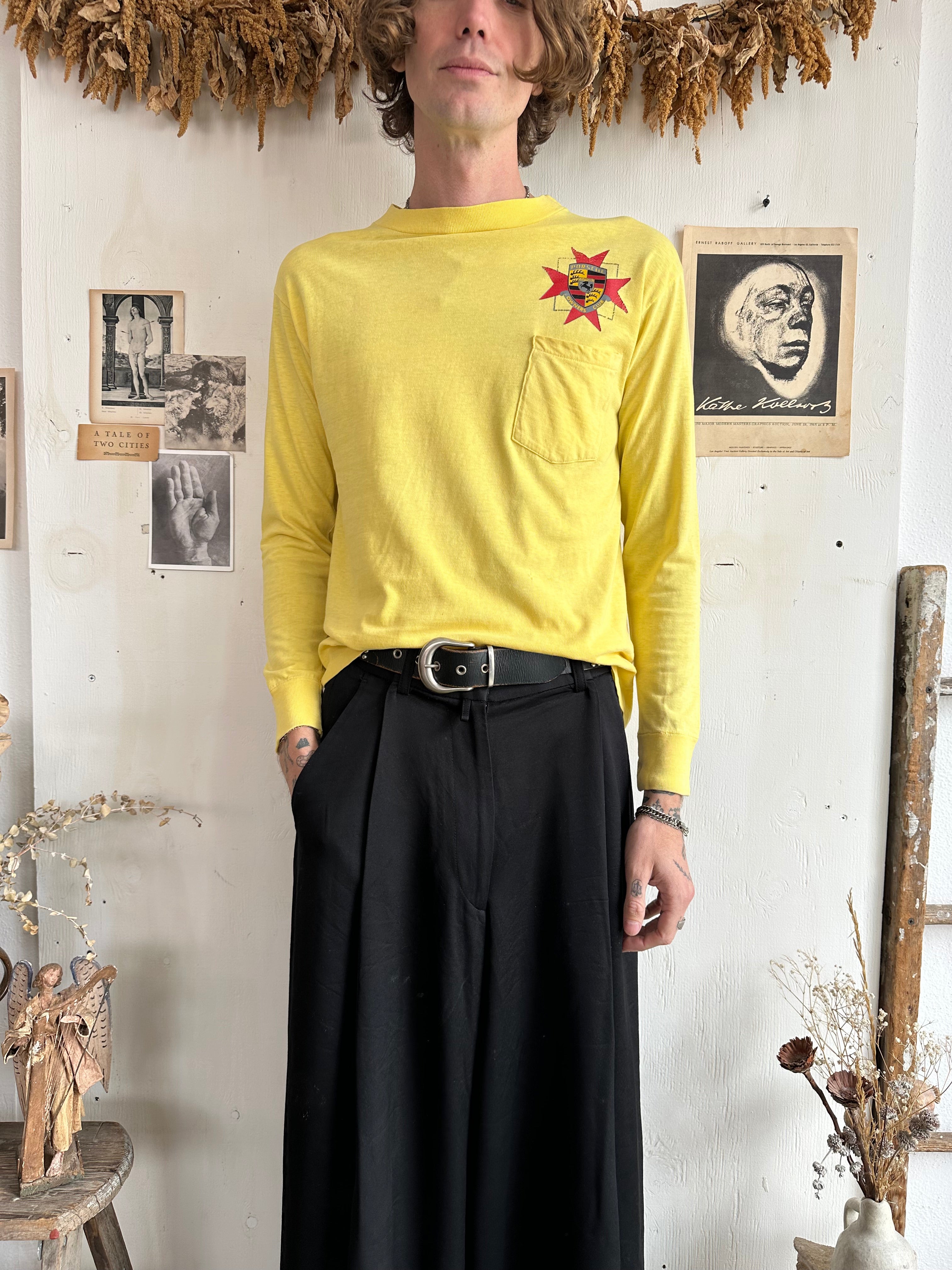 1970s Well-Worn Porsche Longsleeve (Boxy M)