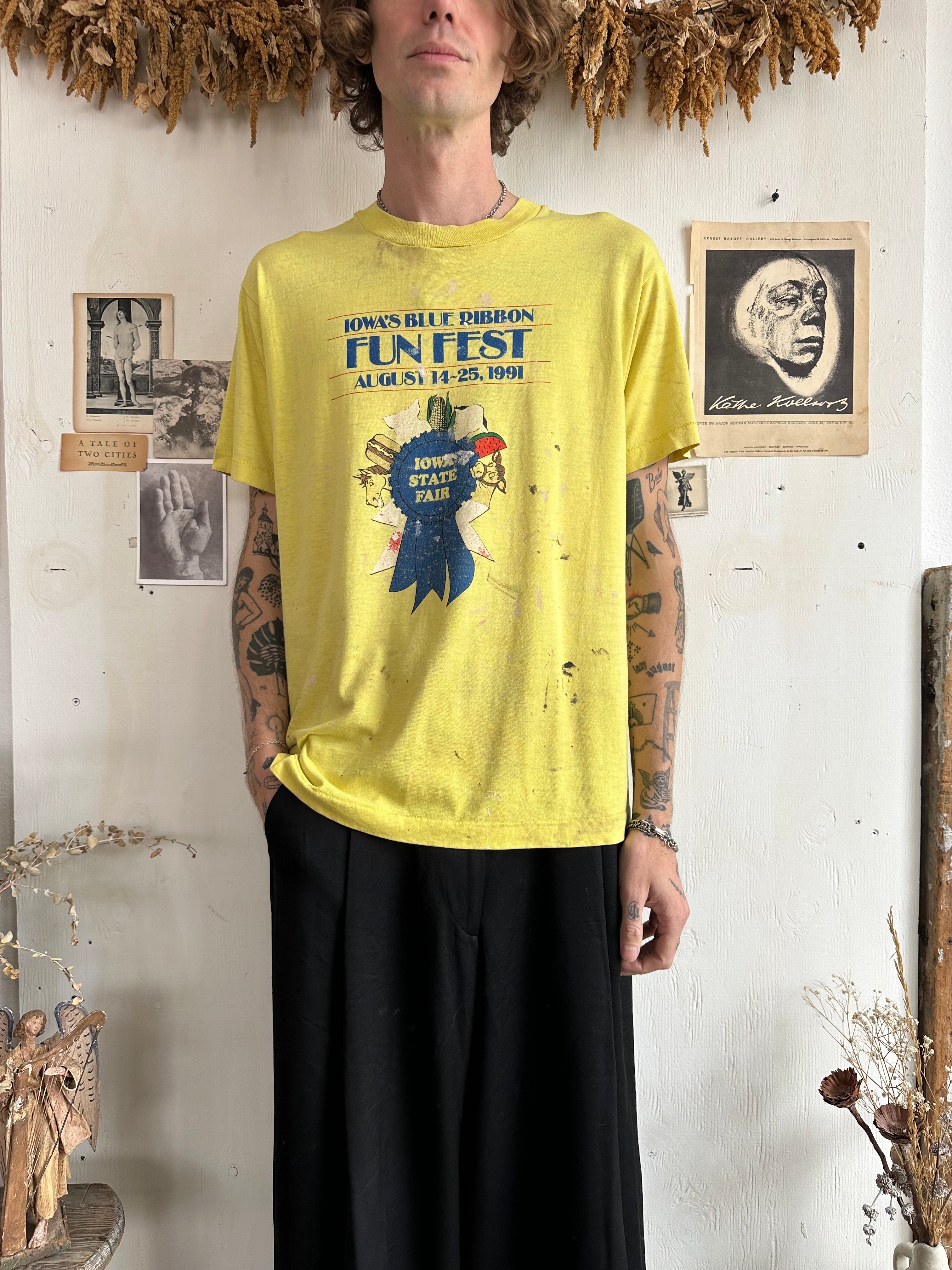 1991 Thrashed Iowa State Fair Tee (L/XL)