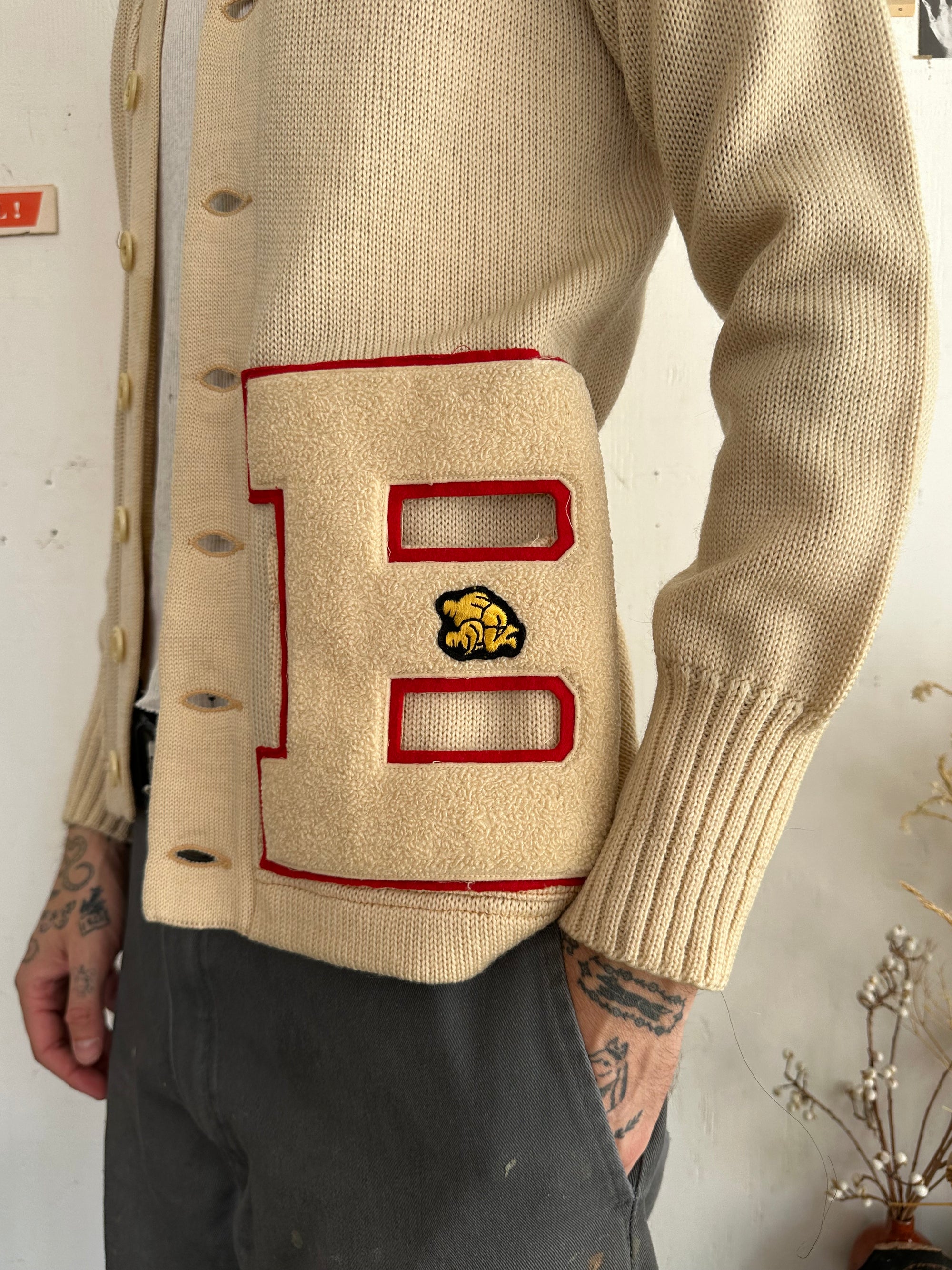 1960s Letterman Cardigan (S)