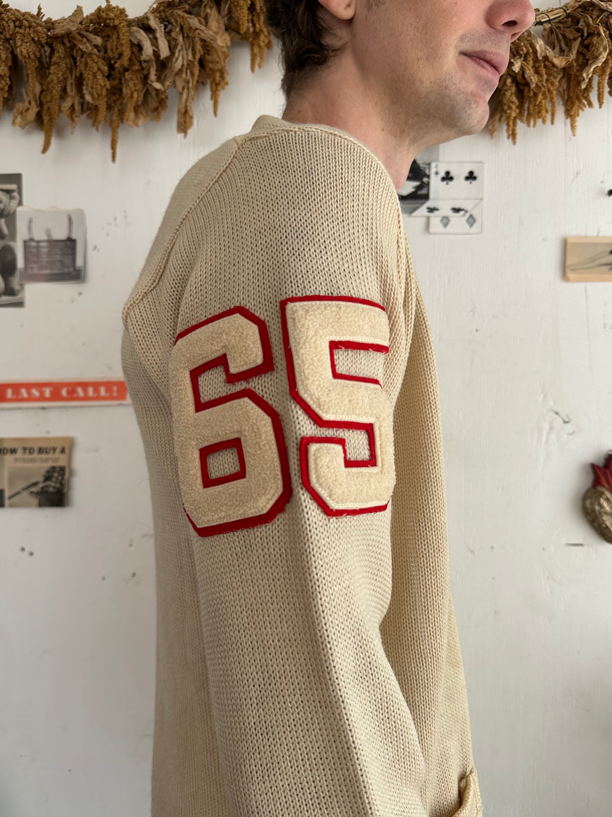 1960s Letterman Cardigan (S)
