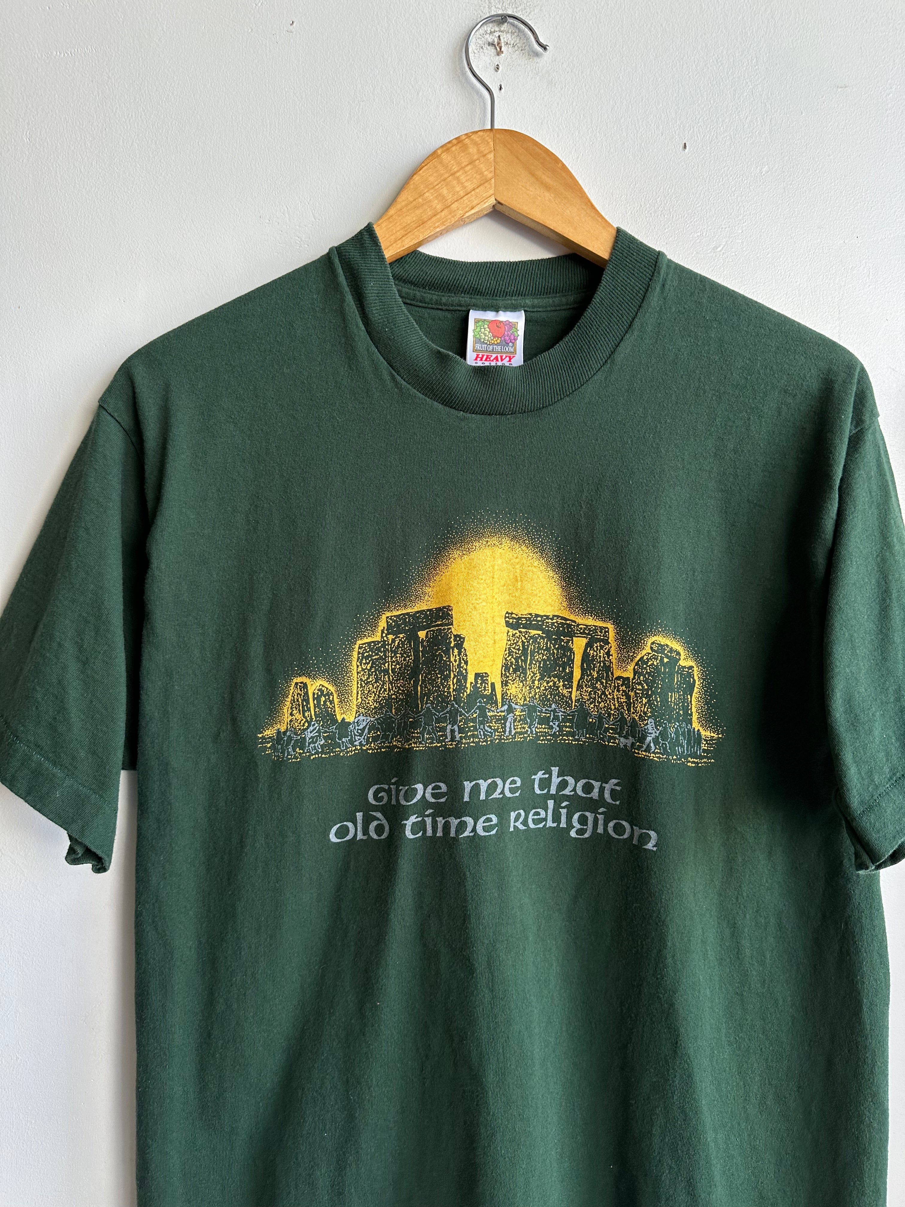 1990s "Old Time Religion" Stonehenge T-Shirt (L)