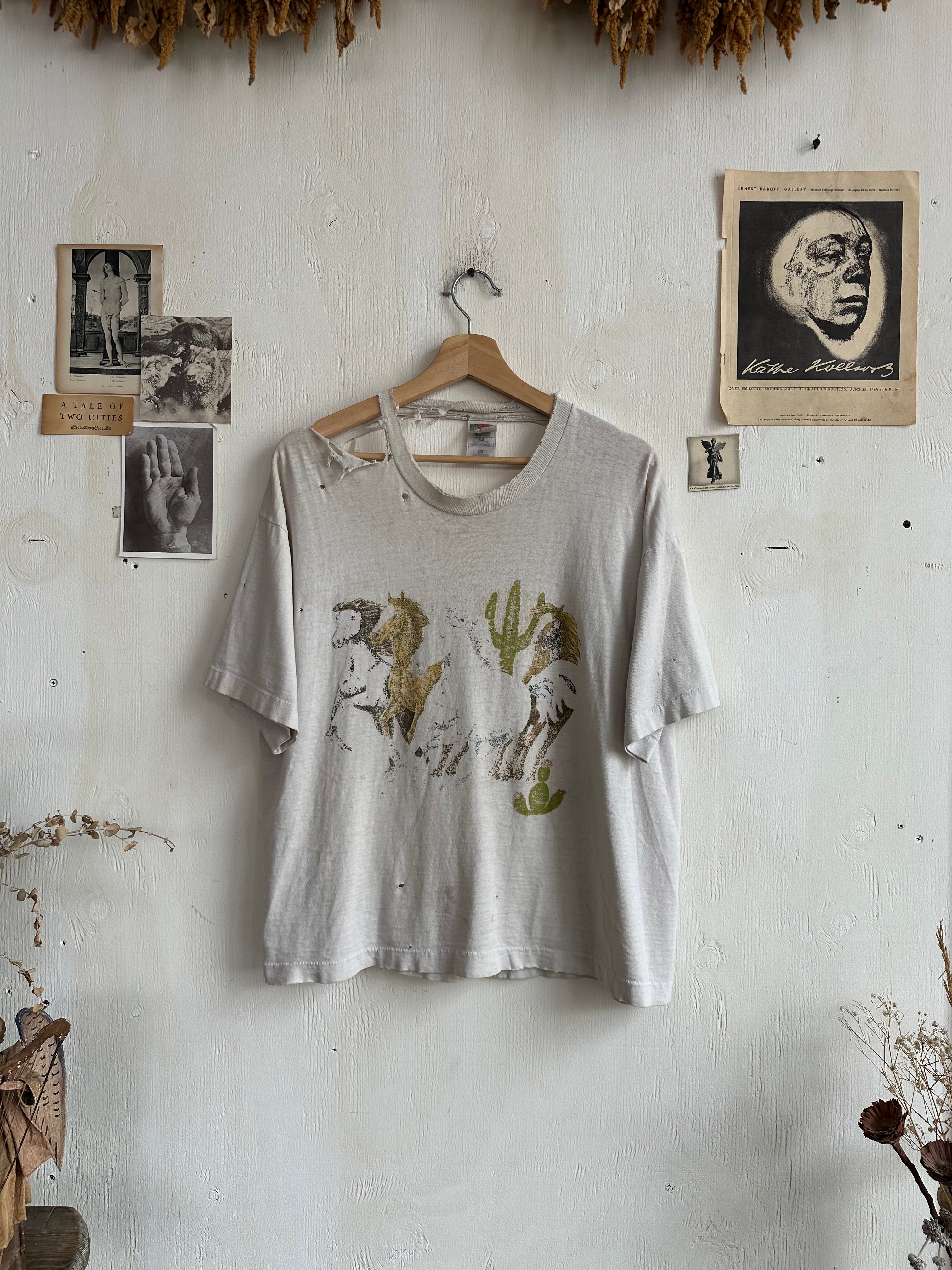 1990s Thrashed Horse Stampede Tee (Boxy M/L)