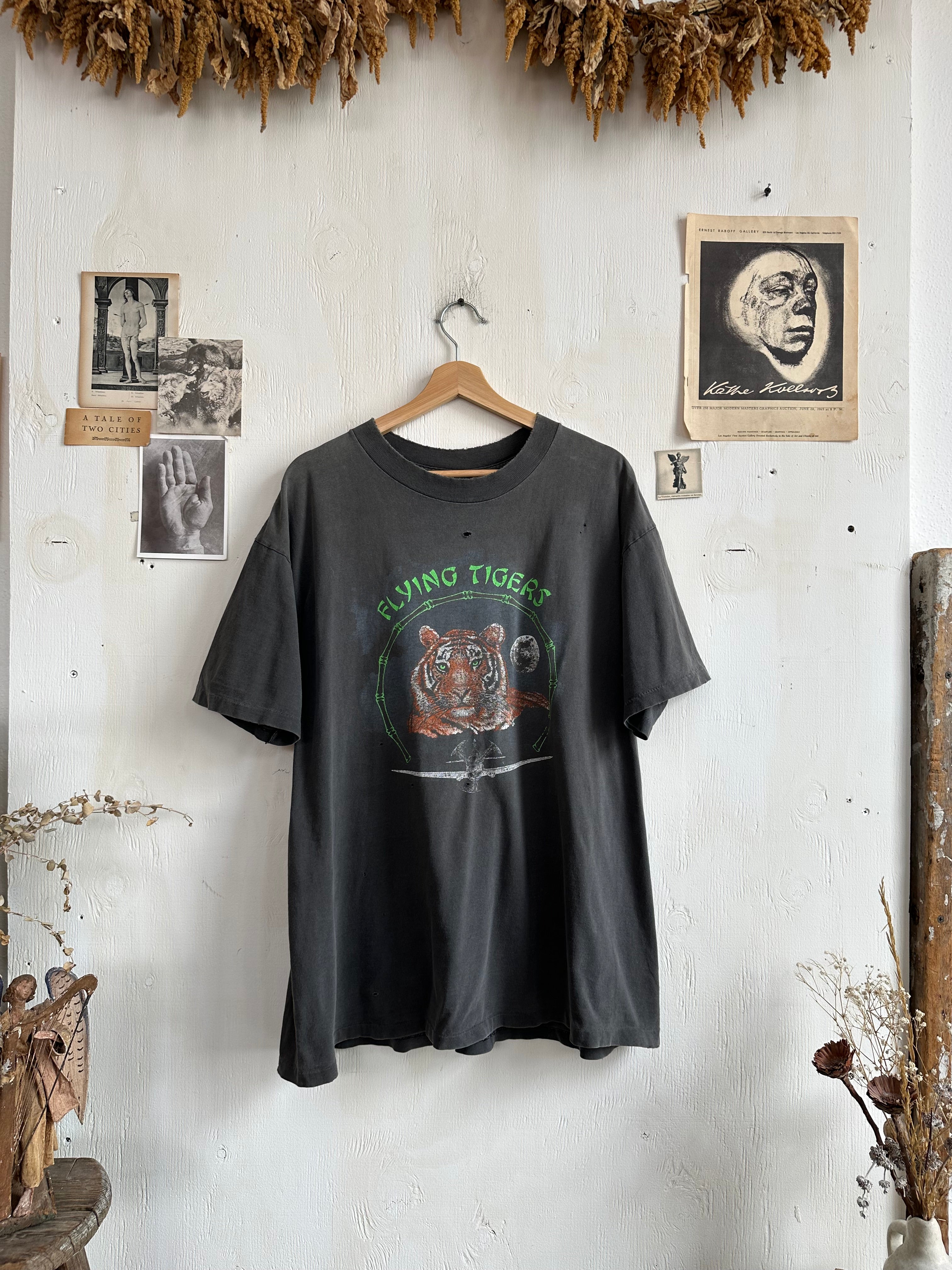 1990s Sun-faded “Flying Tigers” Tee (Boxy XL)