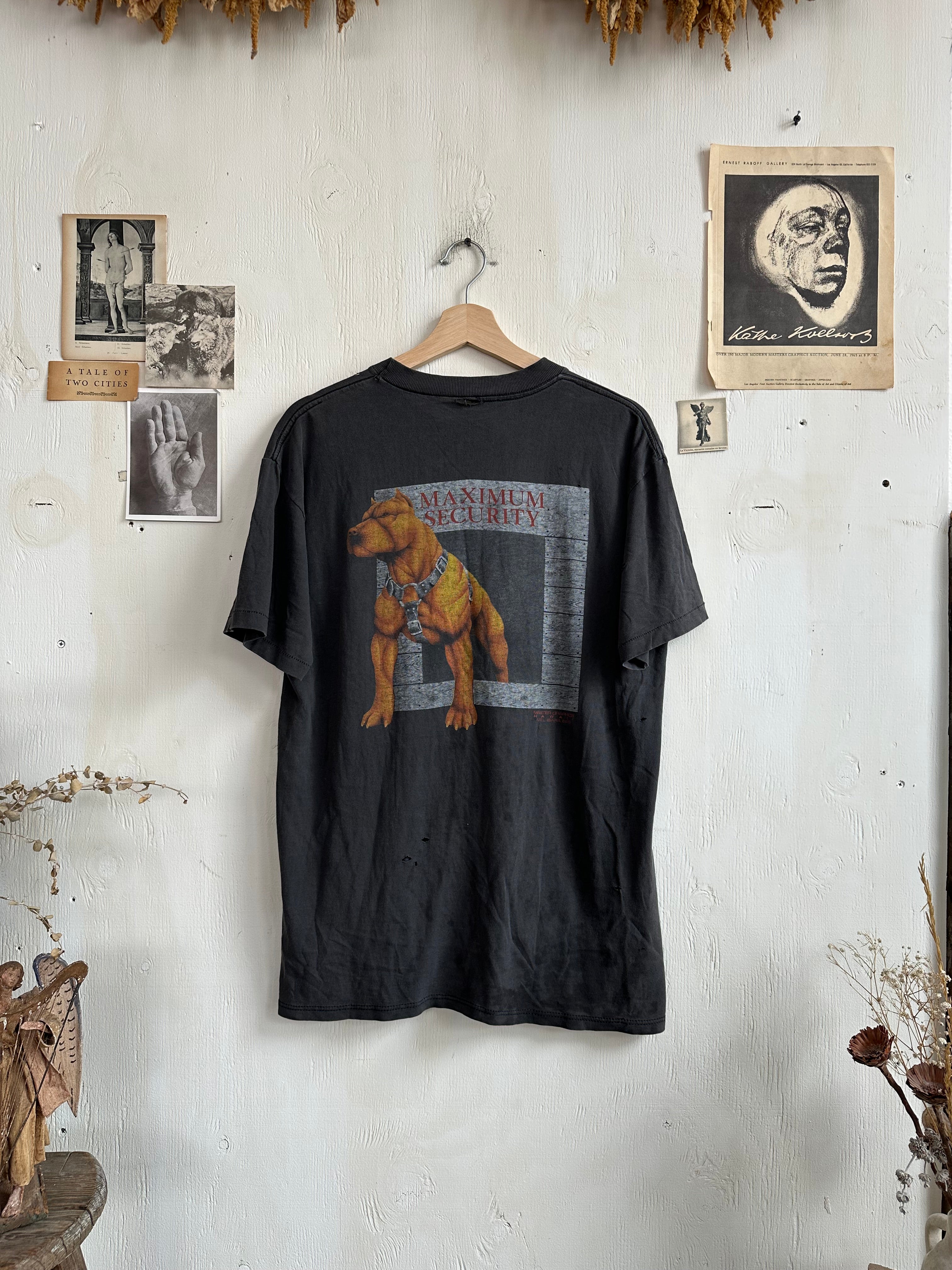 1990s Thrashed “Maximum Security” Pitbull Tee (XL)