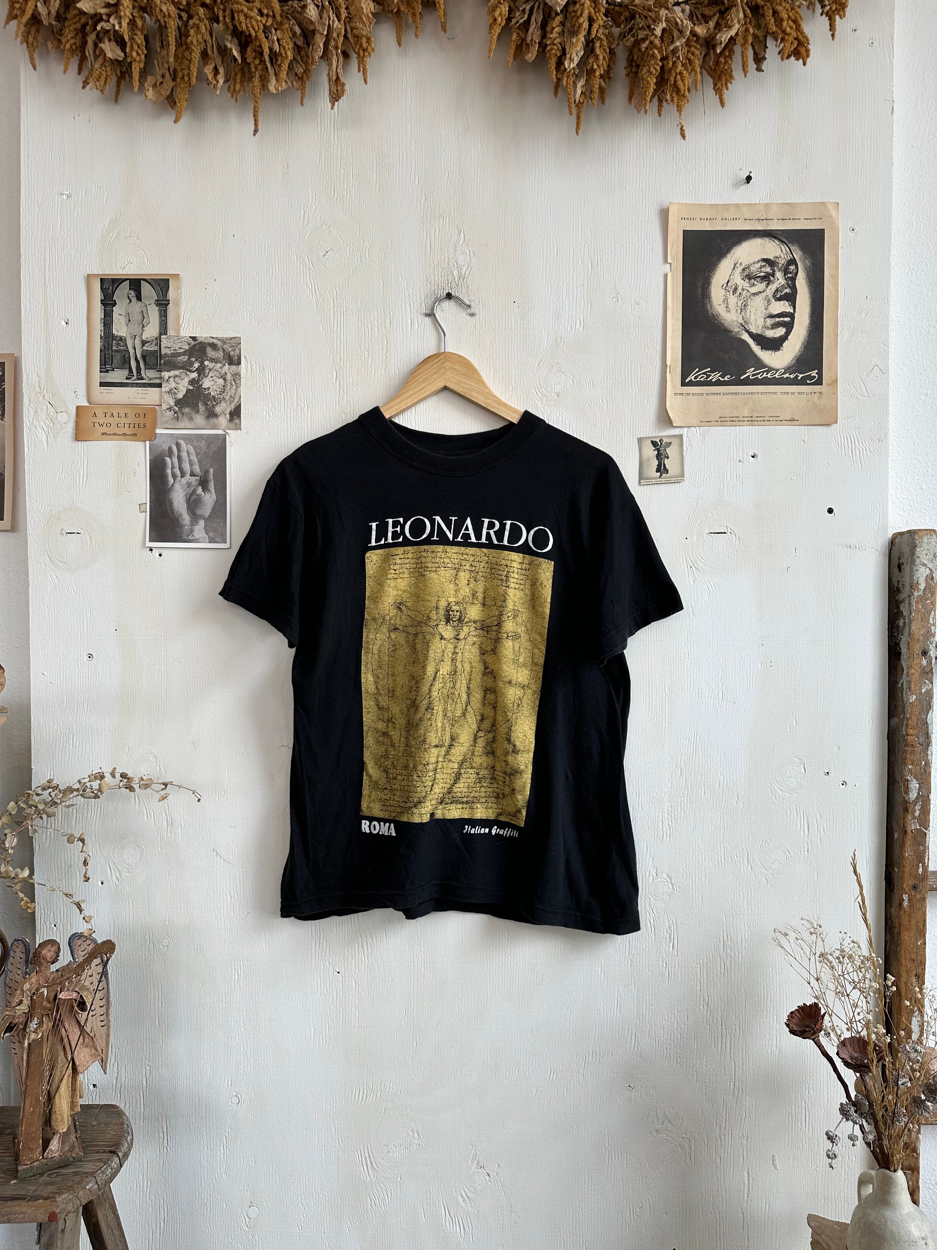 1990s Leonardo Divinci Rome T-shirt (Boxy M)