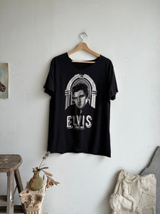 1980s Well-Worn Elvis T-Shirt (L)