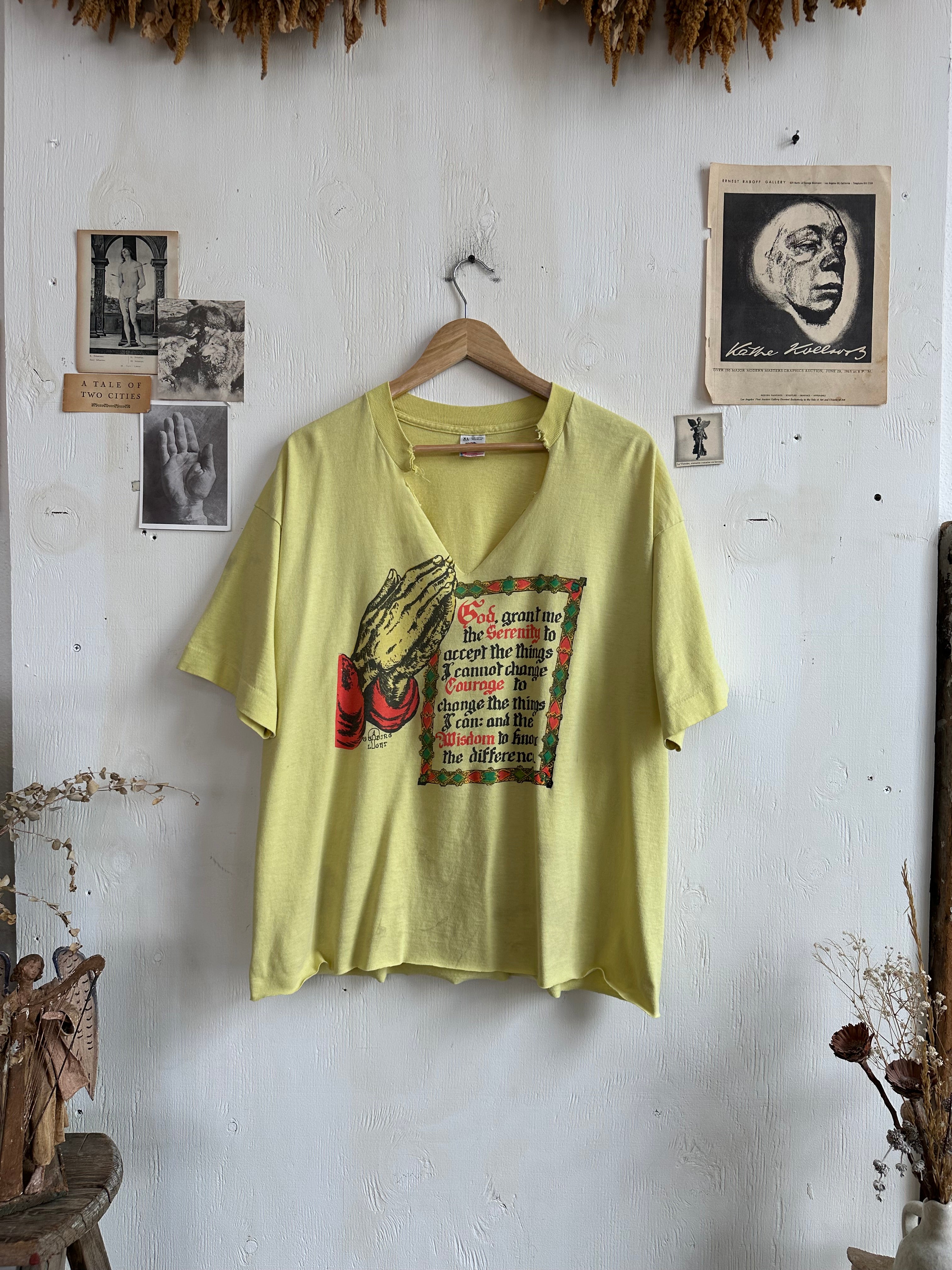 1990S “Serenity Prayer" T-shirt (Boxy XL)