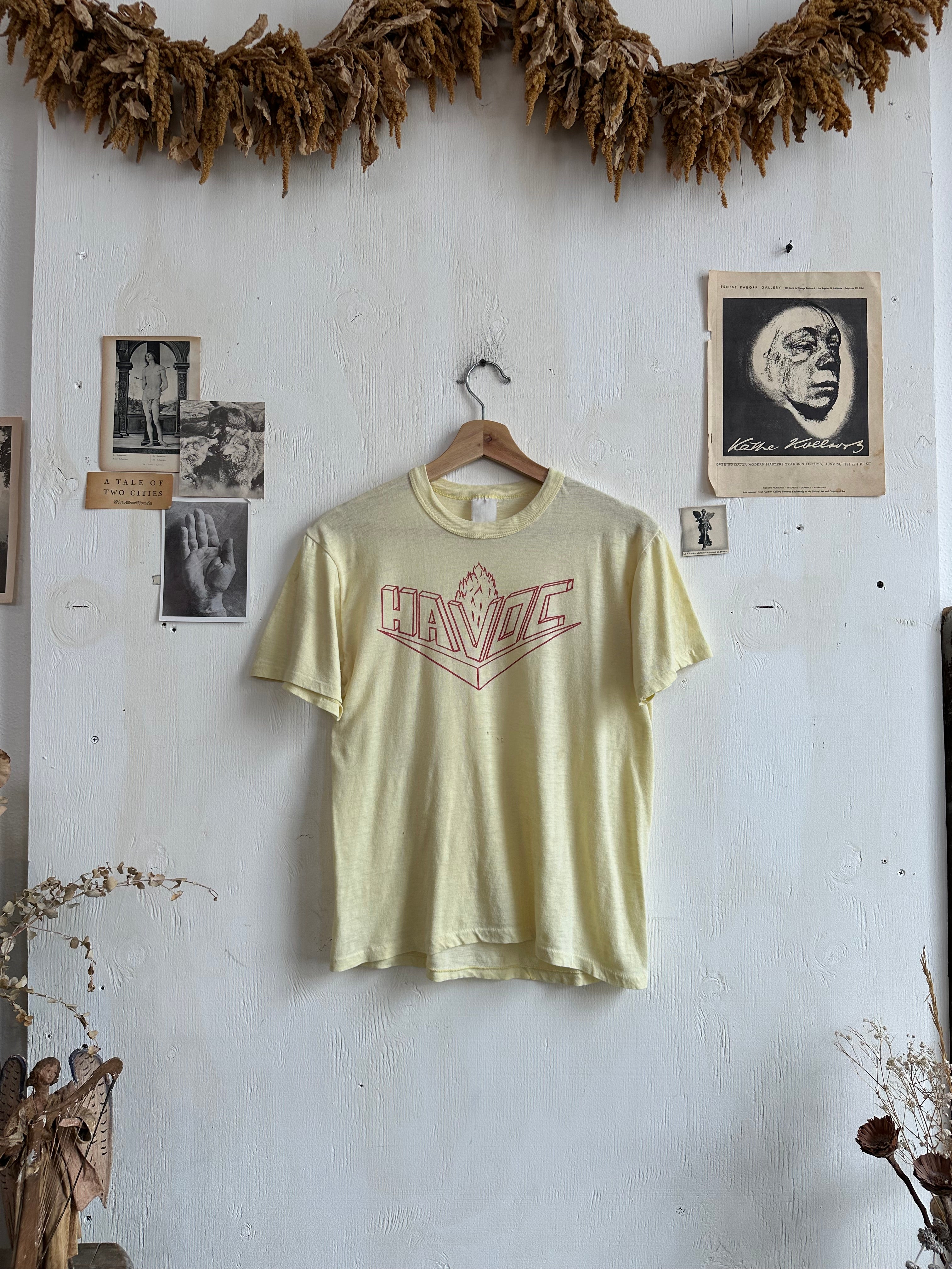 1970s Paper thin “HAVOC” Tee (M)