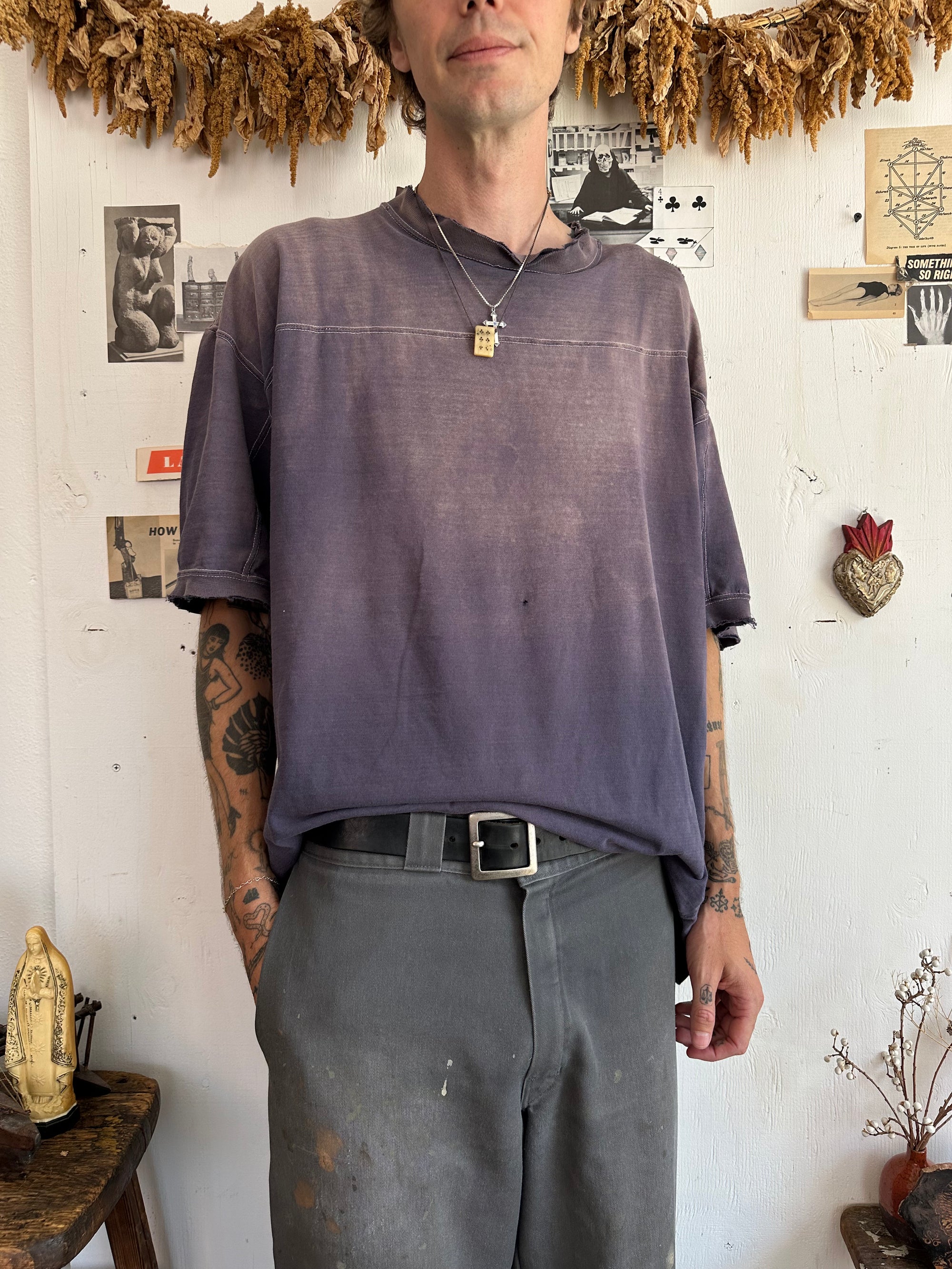 1960s Sunfaded Athletic Tee