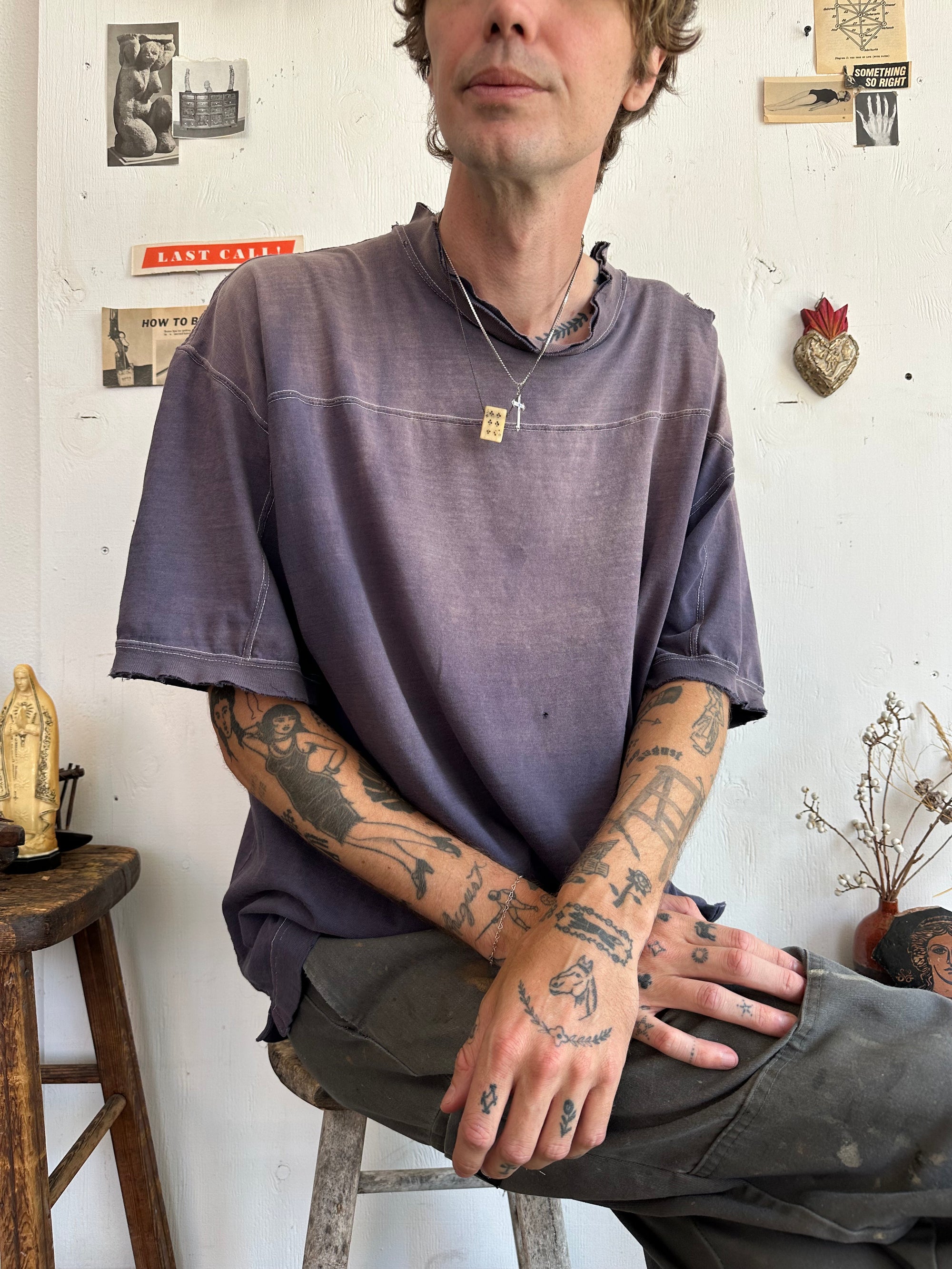 1960s Sunfaded Athletic Tee